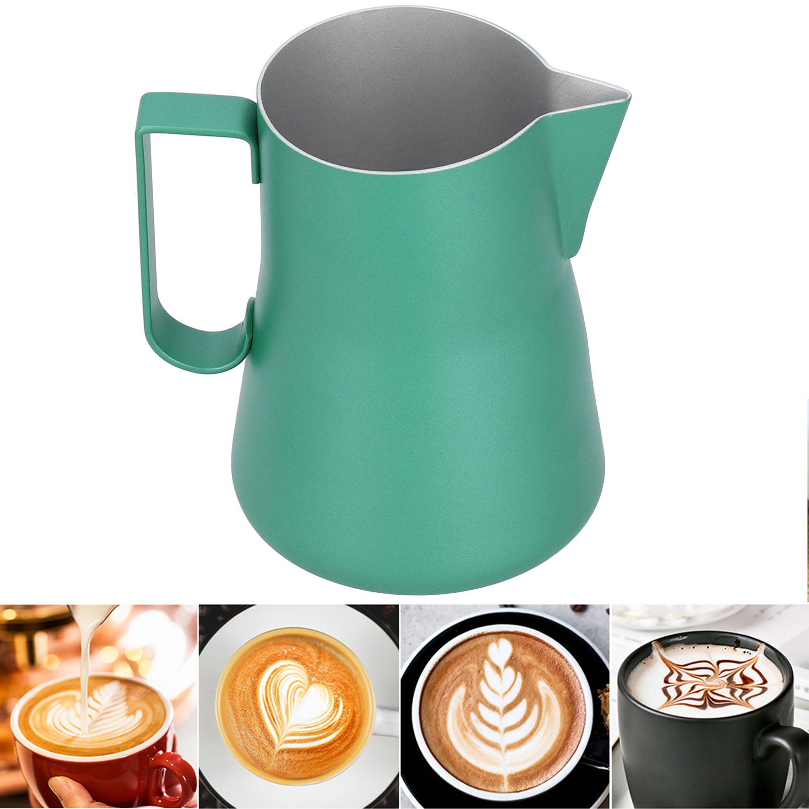 Stainless Steel Coffee Milk Cup Frothing Pitcher Jug Latte Art for Home Coffee view 9