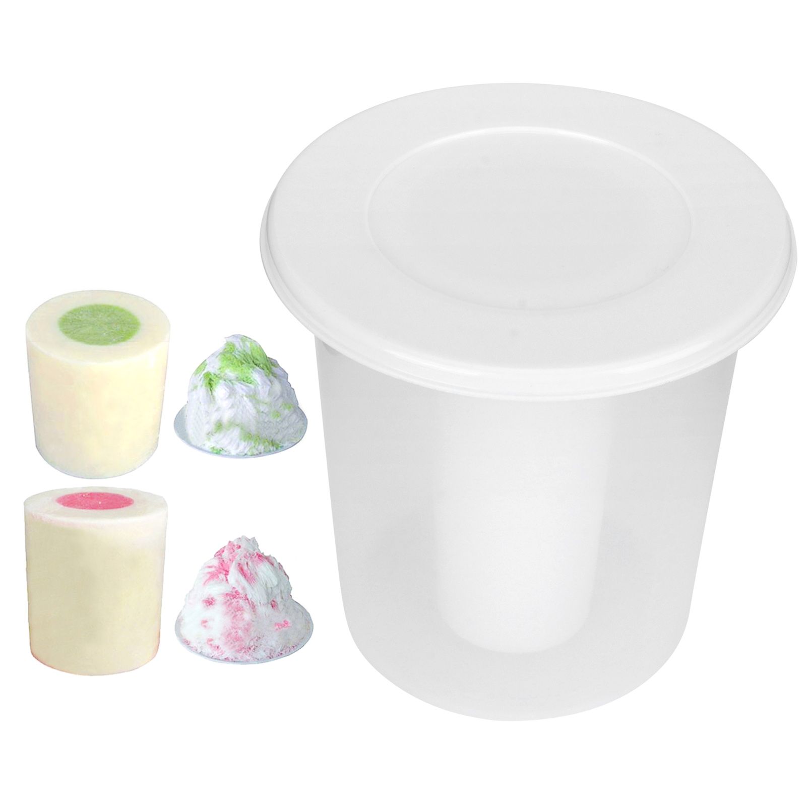 Clear Reusable Shaved Ice Molds Cup for Ice Bucket Refillable Making Model view 9