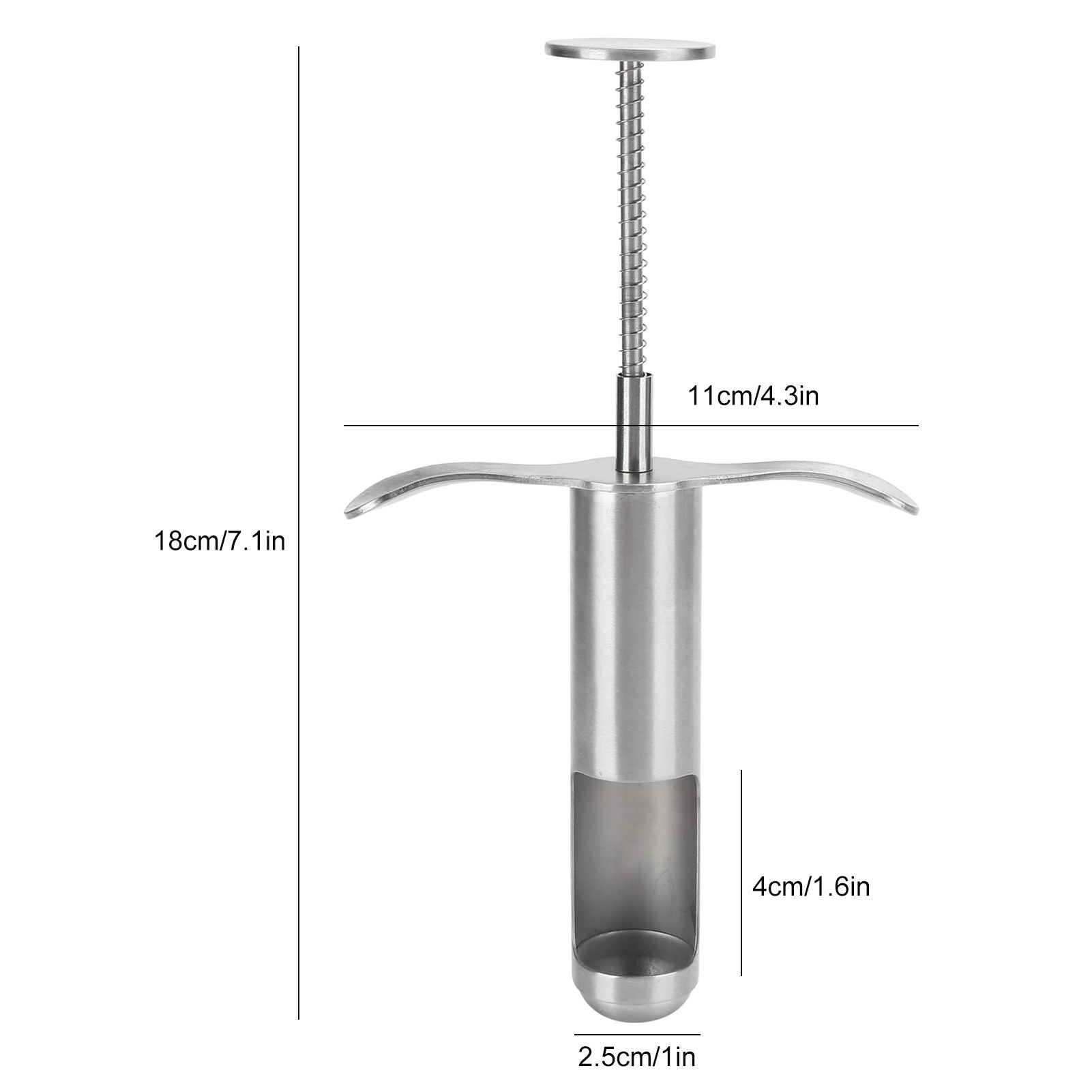 Stainless Steel Fruit Core Remover Tool for Red Dates Hawthorn Grape Kitchen view 11