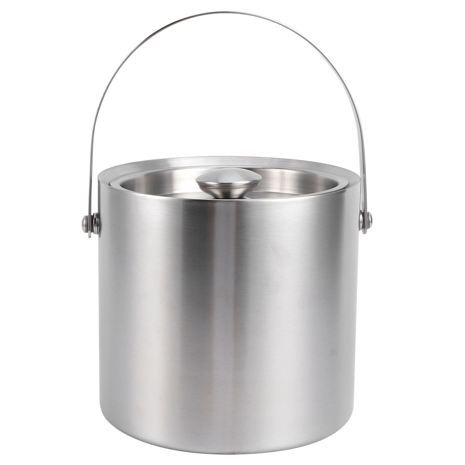 3L Ice Bucket with Lid Portable Double Wall Wine Ice Barrel for Bar Hotel view 3