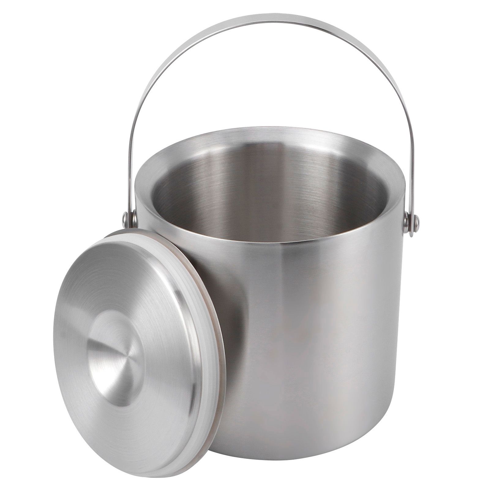 3L Ice Bucket with Lid Portable Double Wall Wine Ice Barrel for Bar Hotel view 8