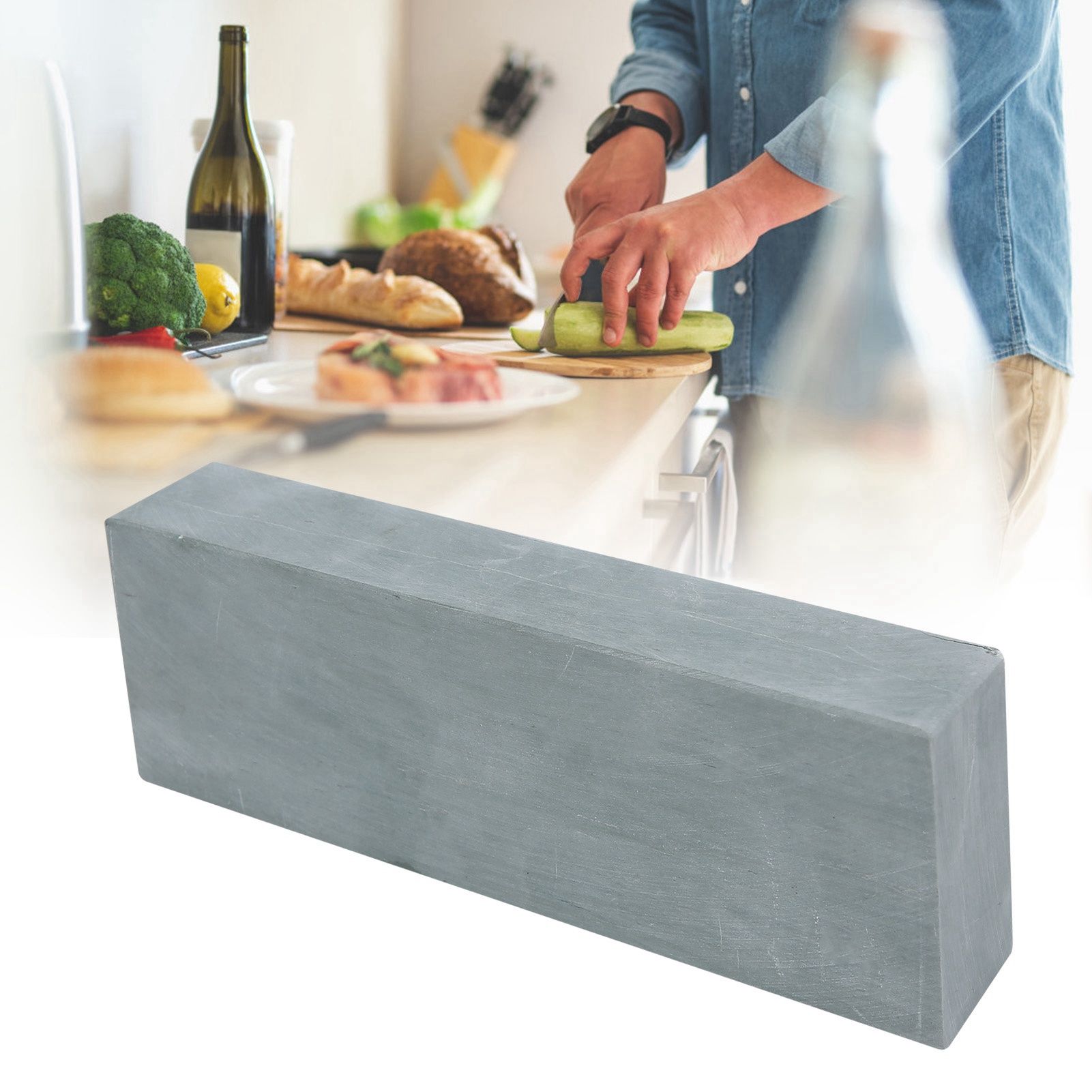 5000 Grit Oil Stone Natural Pulp Stone Knife Sharpener for Kitchen Knife view 10