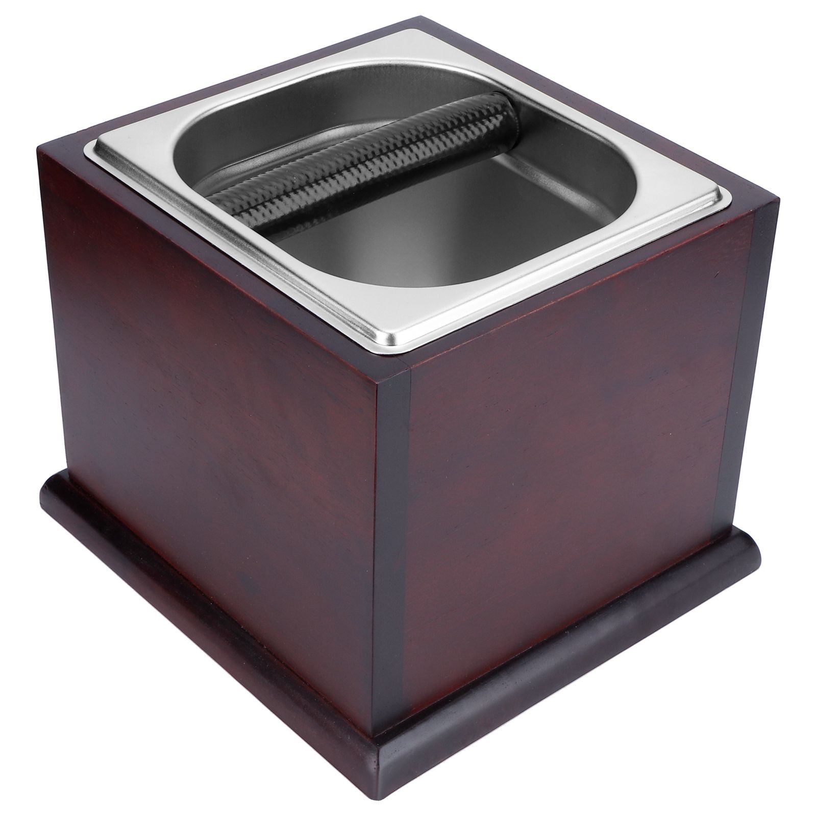 Knock Box Stainless Steel Coffee Grounds Container Waste Bin Coffee Shop