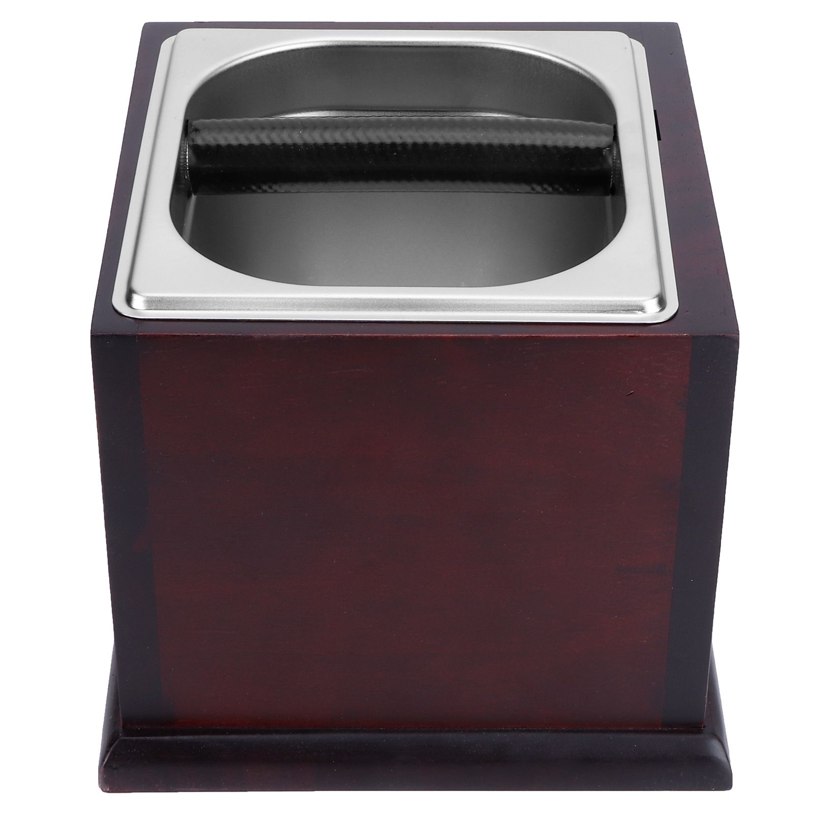 Knock Box Stainless Steel Coffee Grounds Container Waste Bin Coffee Shop view 3