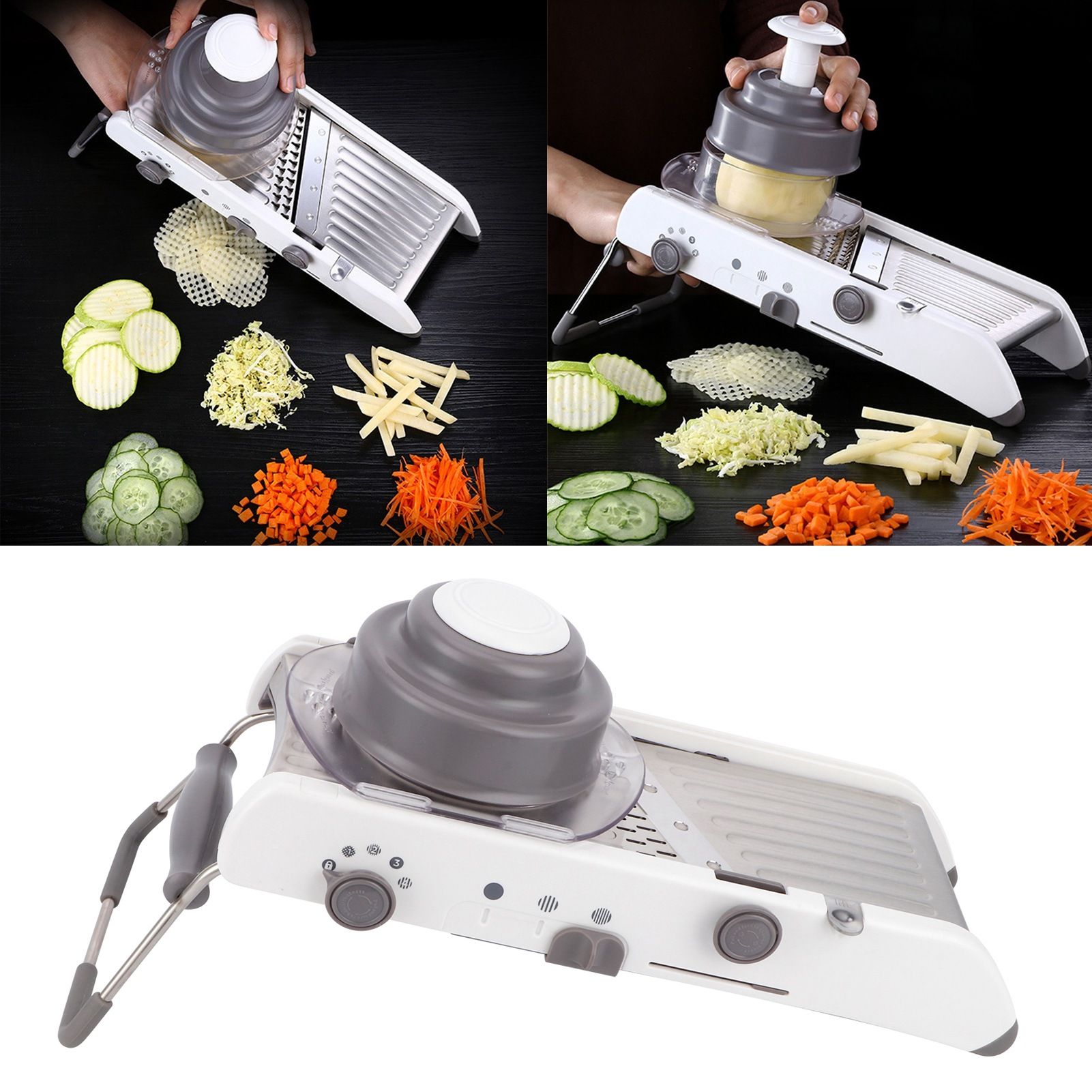 Manual Vegetable Cutter Multifunctional Fruit Vegetable Potato Grater Kitchen view 9