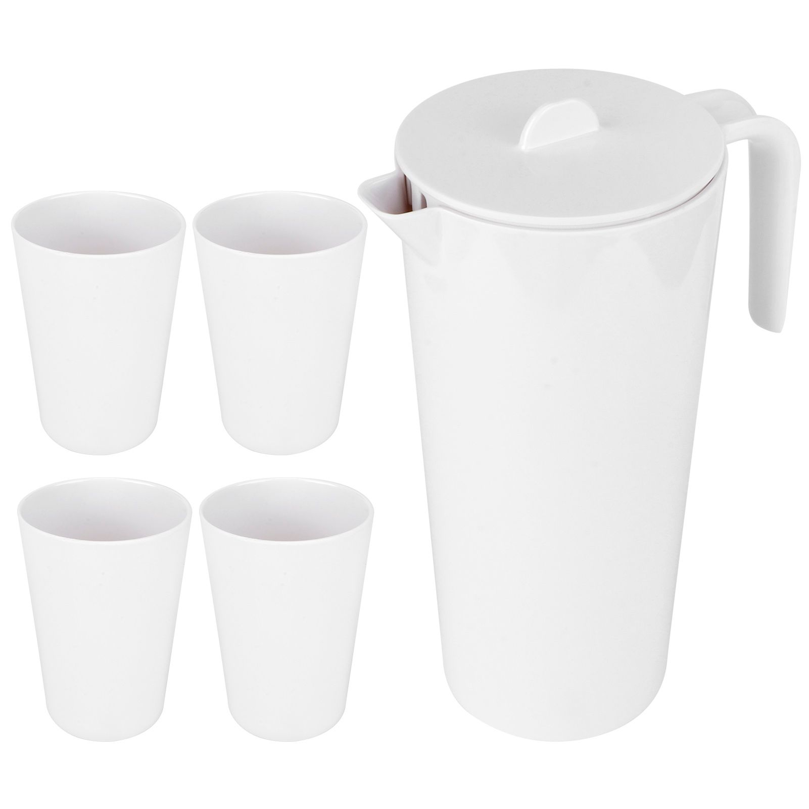 1700ml Large Capacity Water Kettle with 4PCS Cup Set for Home Restaurant