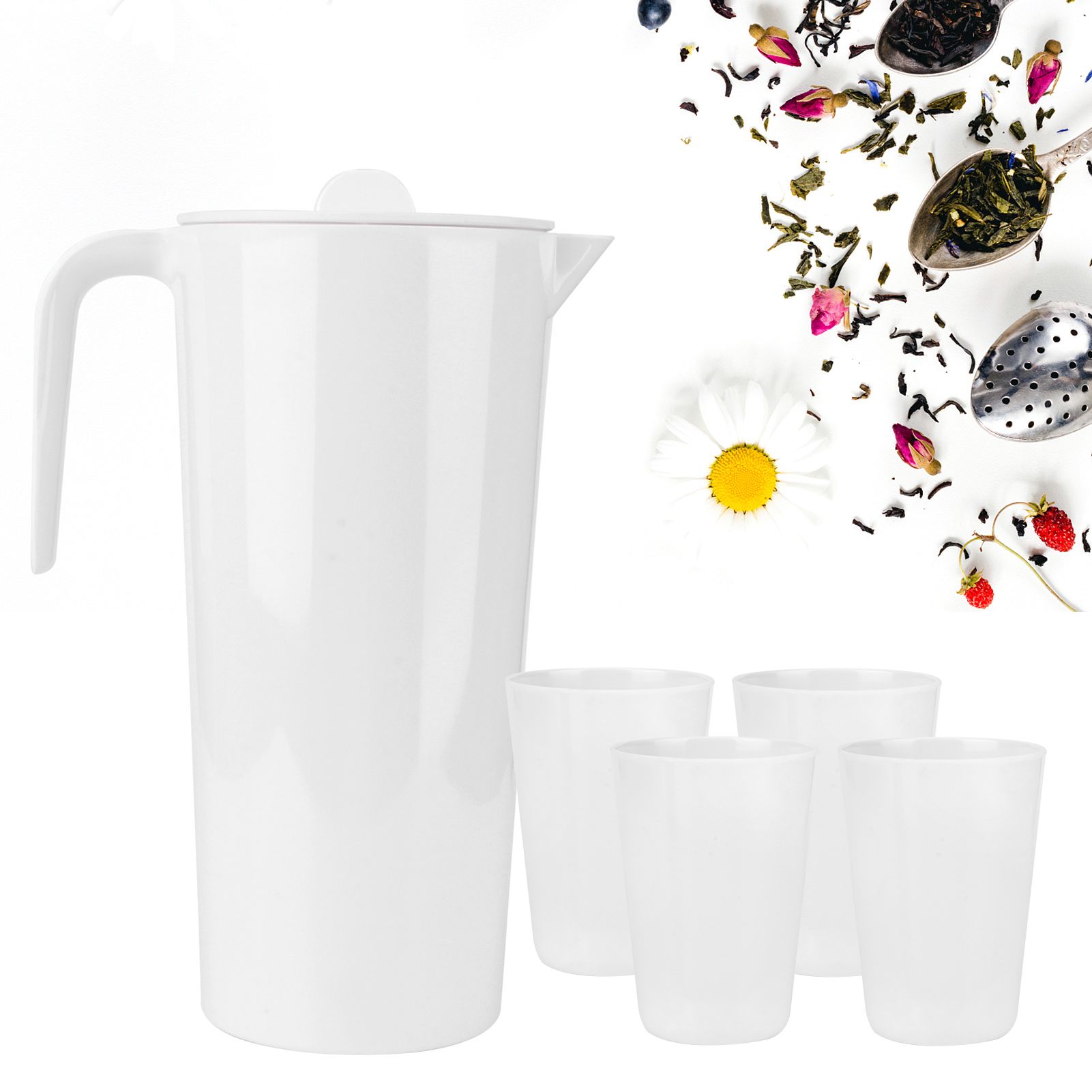 1700ml Large Capacity Water Kettle with 4PCS Cup Set for Home Restaurant view 10