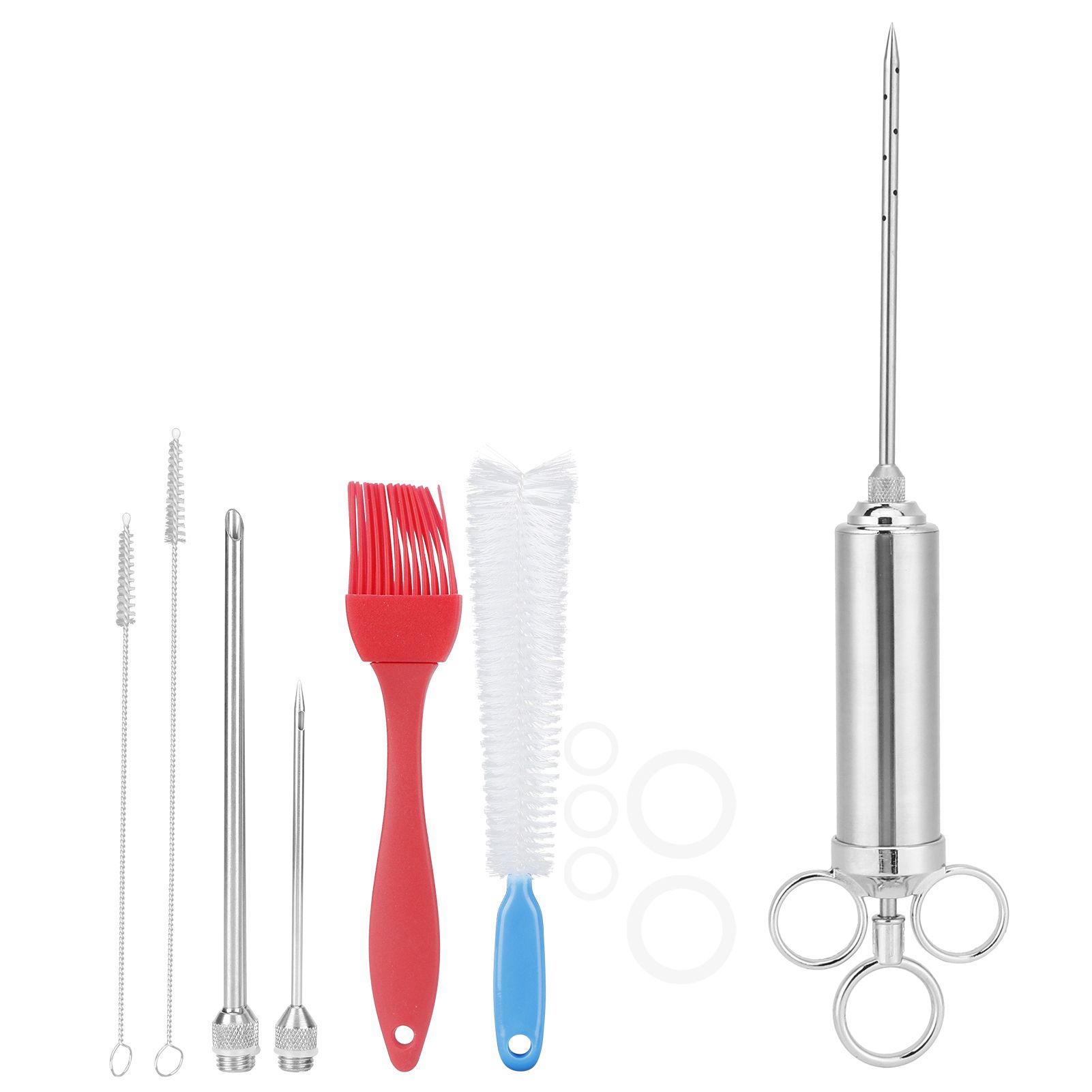 BBQ Meat Injector Kit Condiment Seasoning Syringe Barbecue Tools Kitchen Accessory view 4