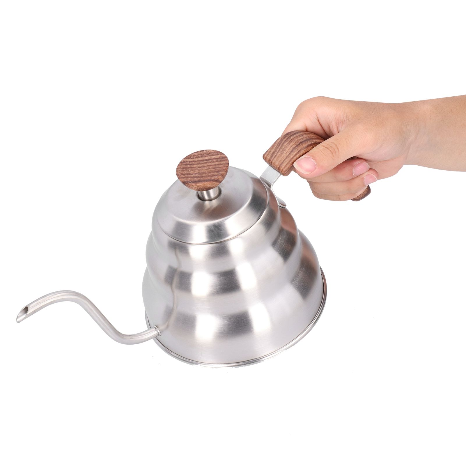 Stainless Steel Pour Over Coffee Tea Kettle Gooseneck Spout Pots Kitchen view 8