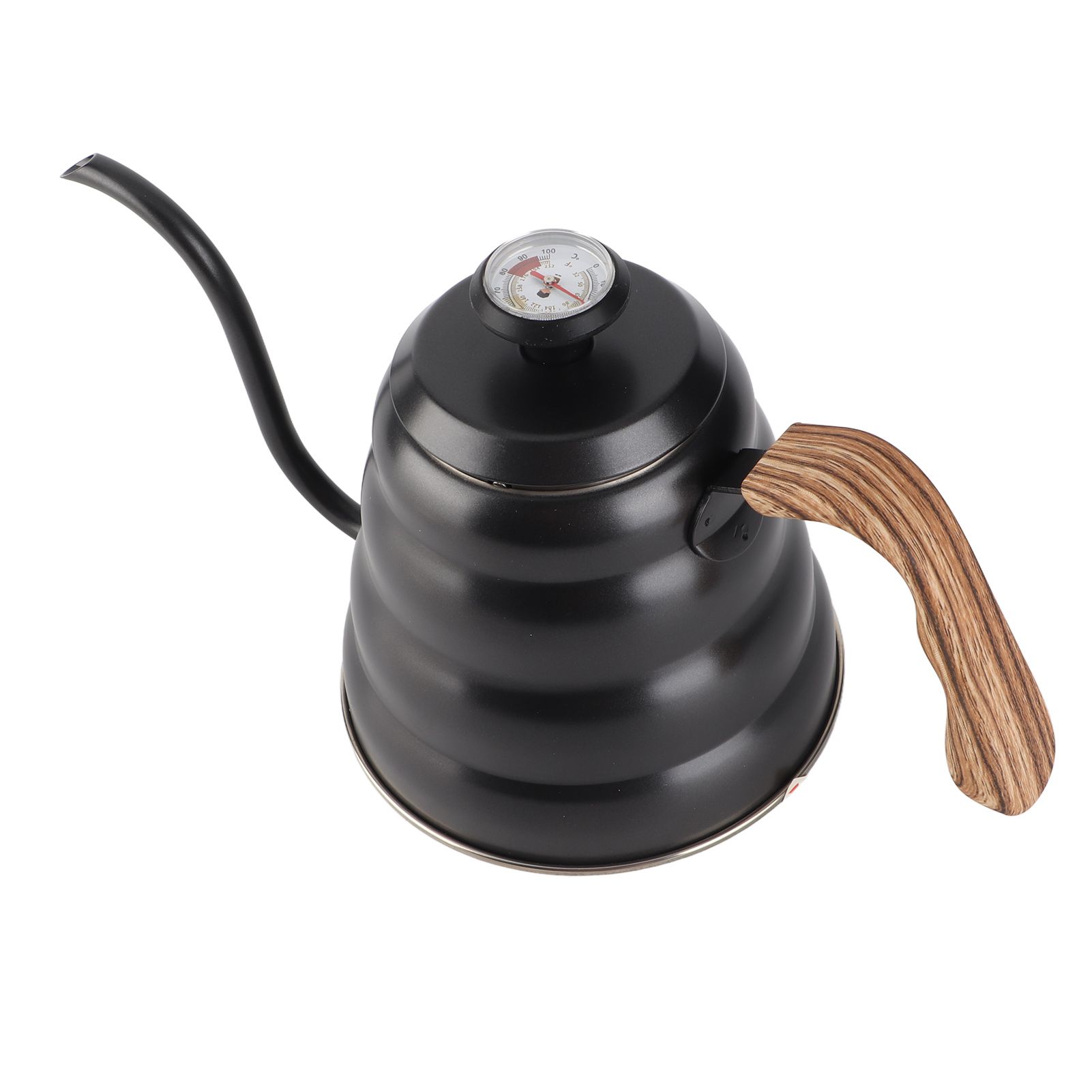 1.2L Stainless Steel Tea Coffee Kettle with Thermometer Gooseneck Spout Pour view 6