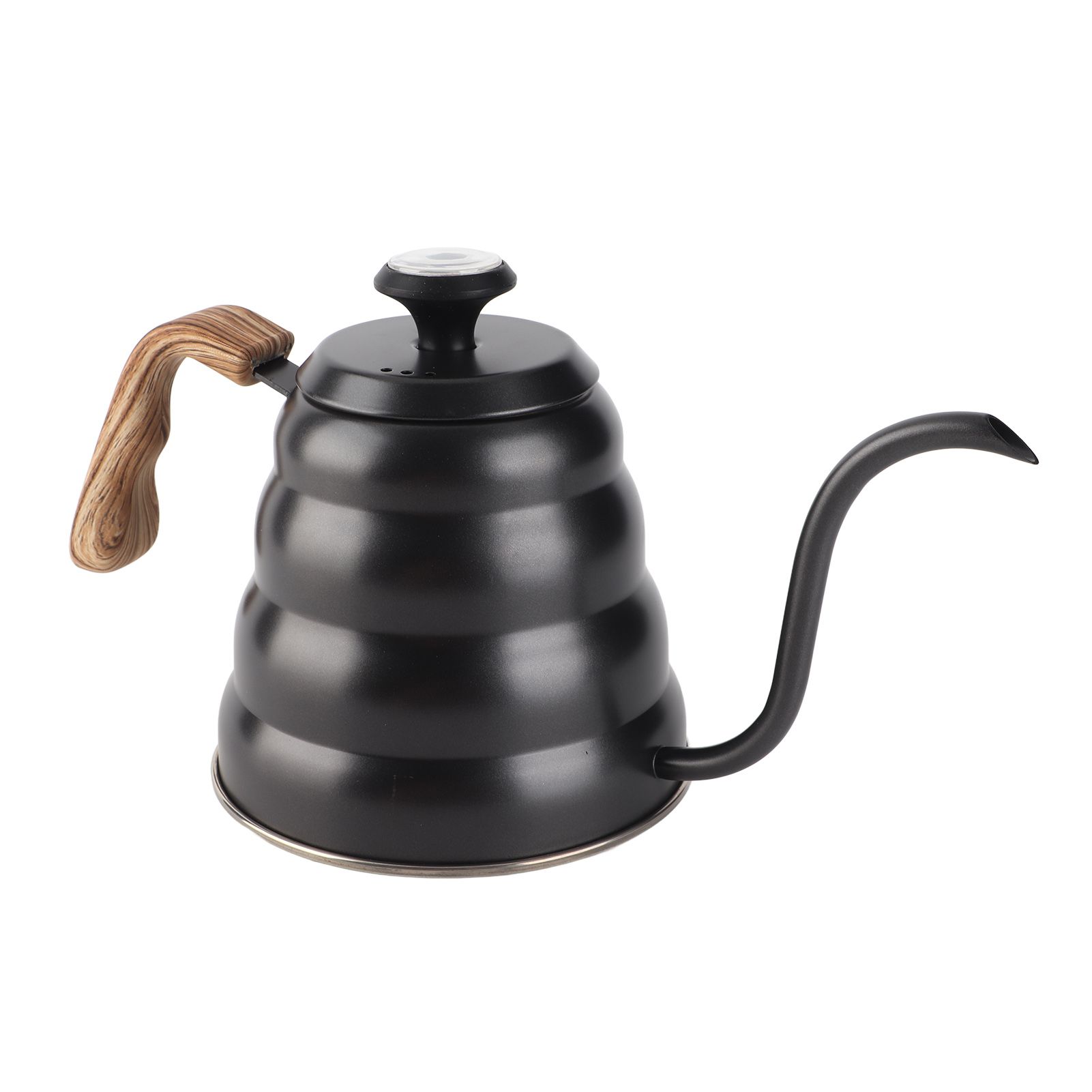 1.2L Stainless Steel Tea Coffee Kettle with Thermometer Gooseneck Spout Pour view 8
