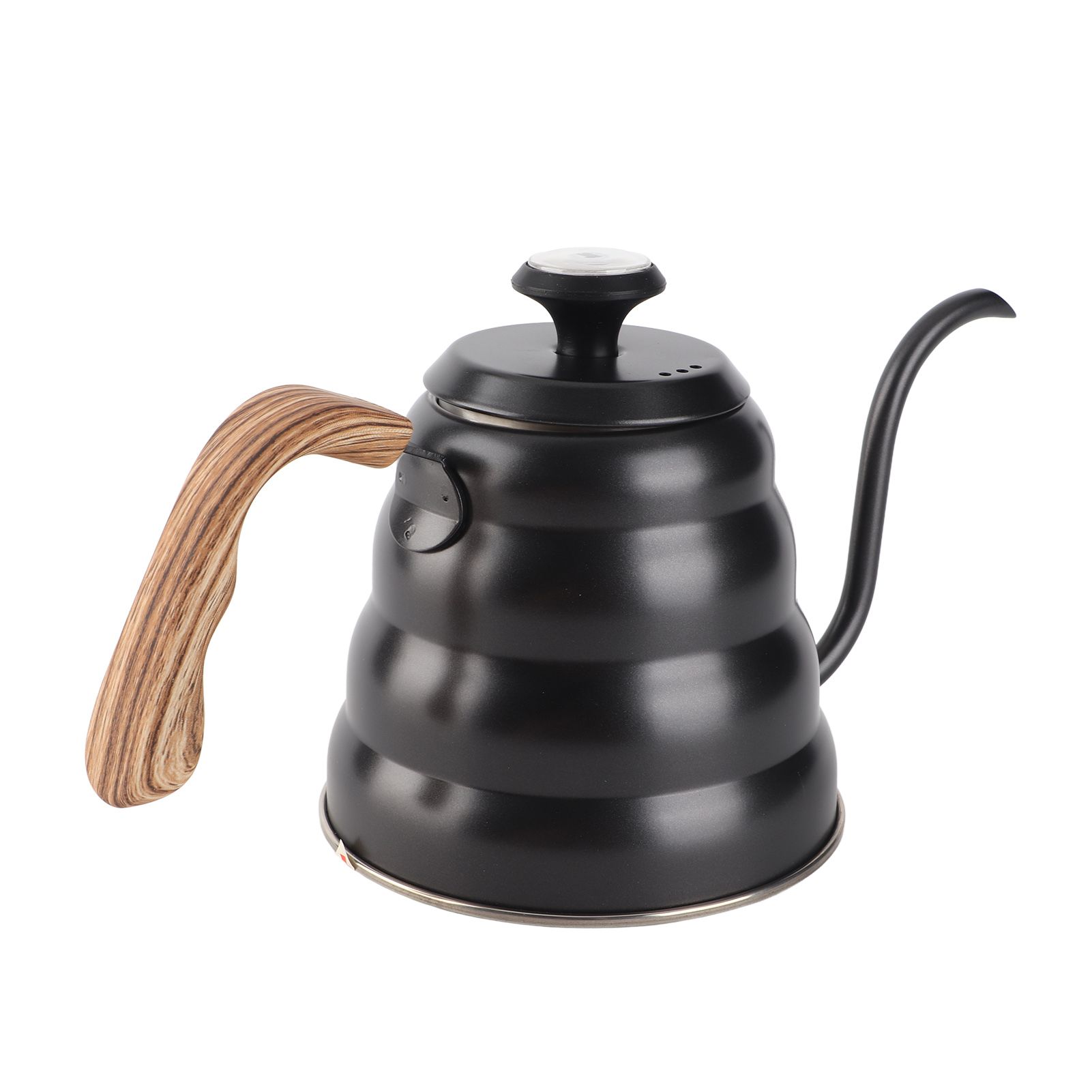 1.2L Stainless Steel Tea Coffee Kettle with Thermometer Gooseneck Spout Pour view 9