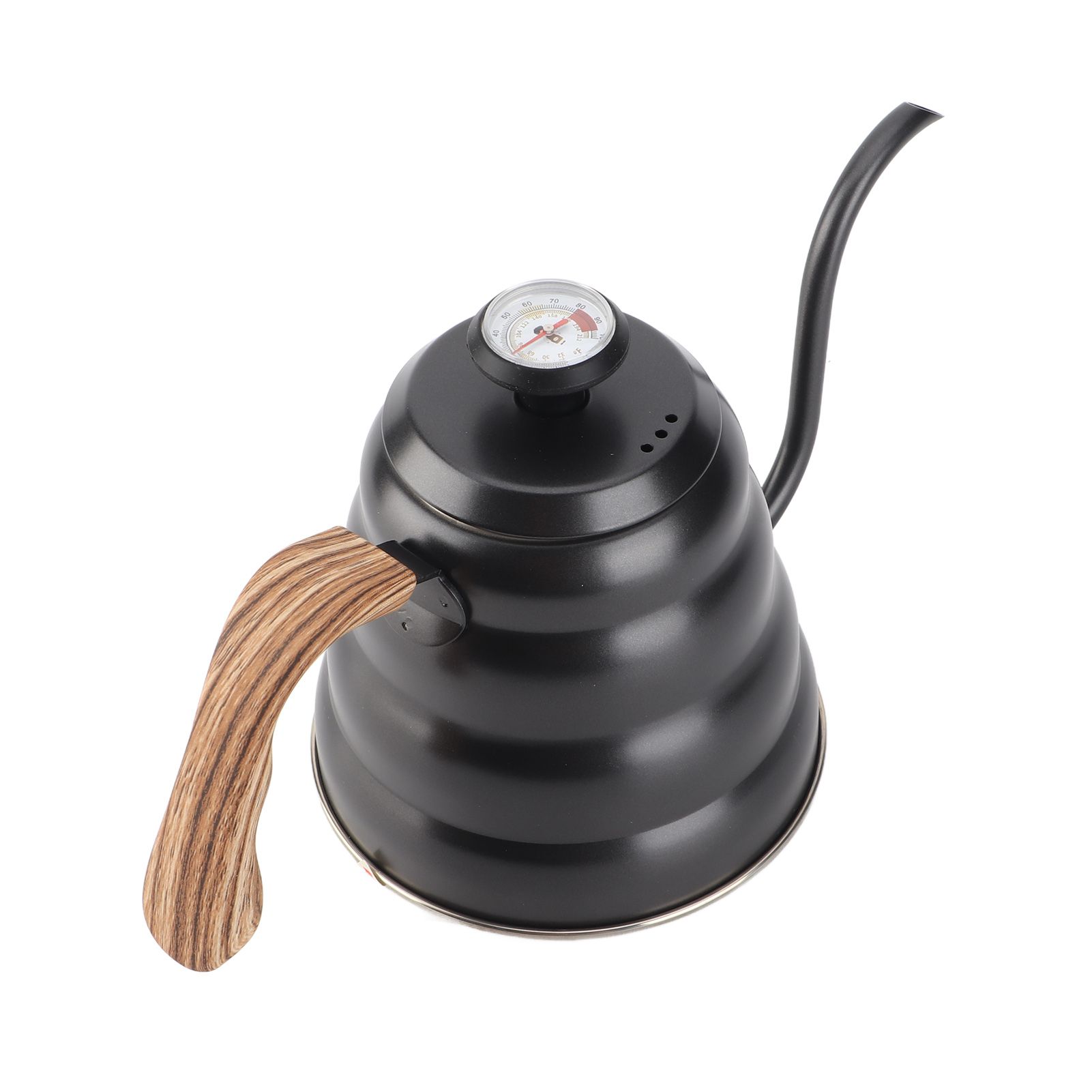 1.2L Stainless Steel Tea Coffee Kettle with Thermometer Gooseneck Spout Pour view 10
