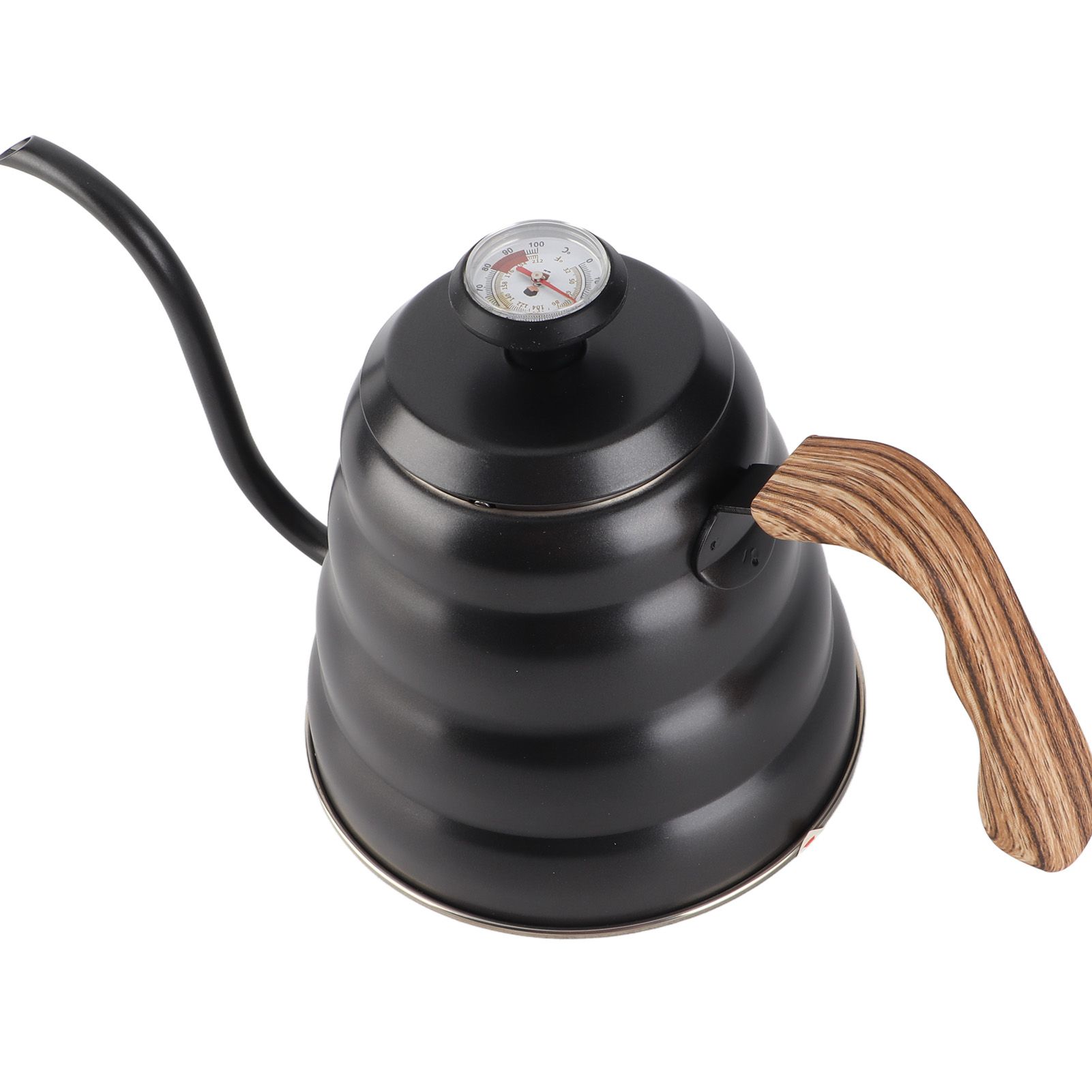 1.2L Stainless Steel Tea Coffee Kettle with Thermometer Gooseneck Spout Pour view 11