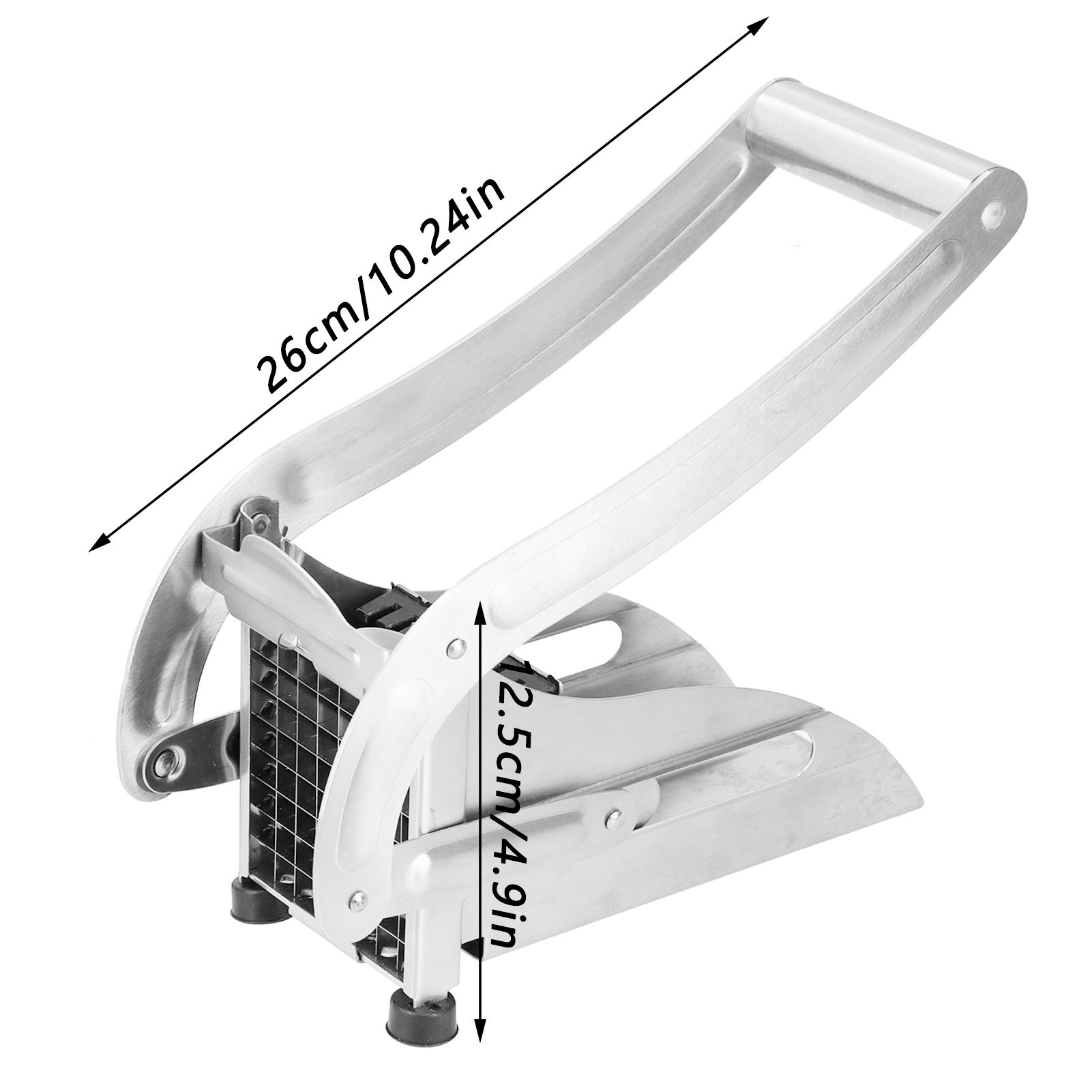 French Fry Cutter Stainless Steel Potato Strip Chopper Cutting Machine for view 11