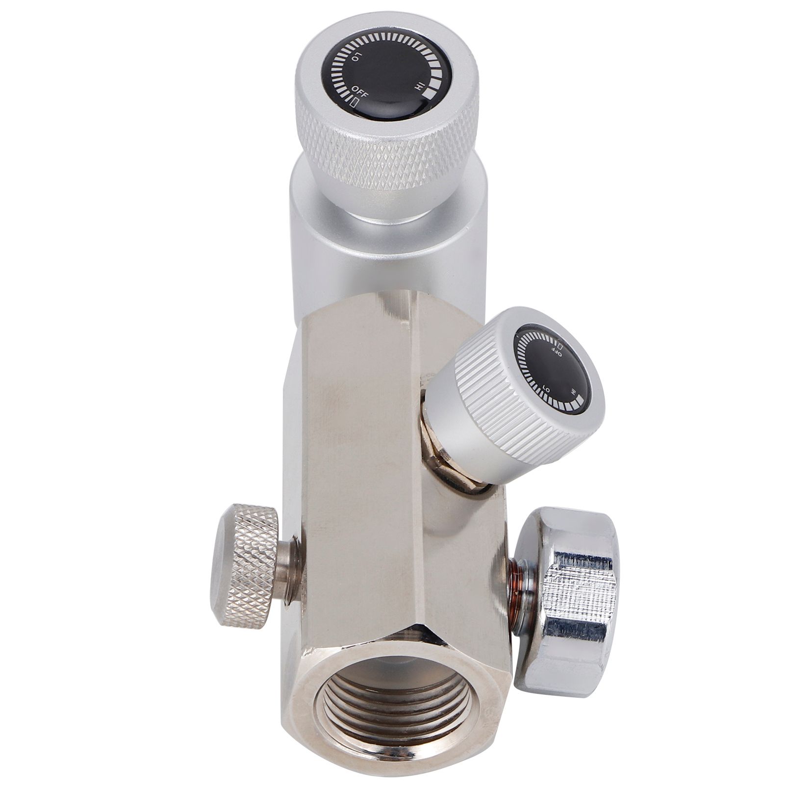 W21.8-G1/2 CO2 Tank Refill Adapter Connector with Release Valve Pressure Gauge view 5