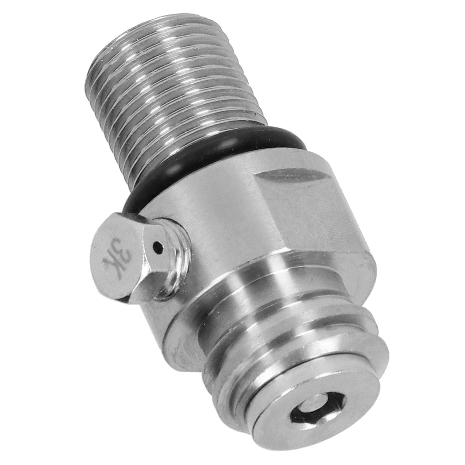 Soda Cylinder Valve Electroplating Brass CO2 Valve Adapter for M18x1.5 Tanks view 8