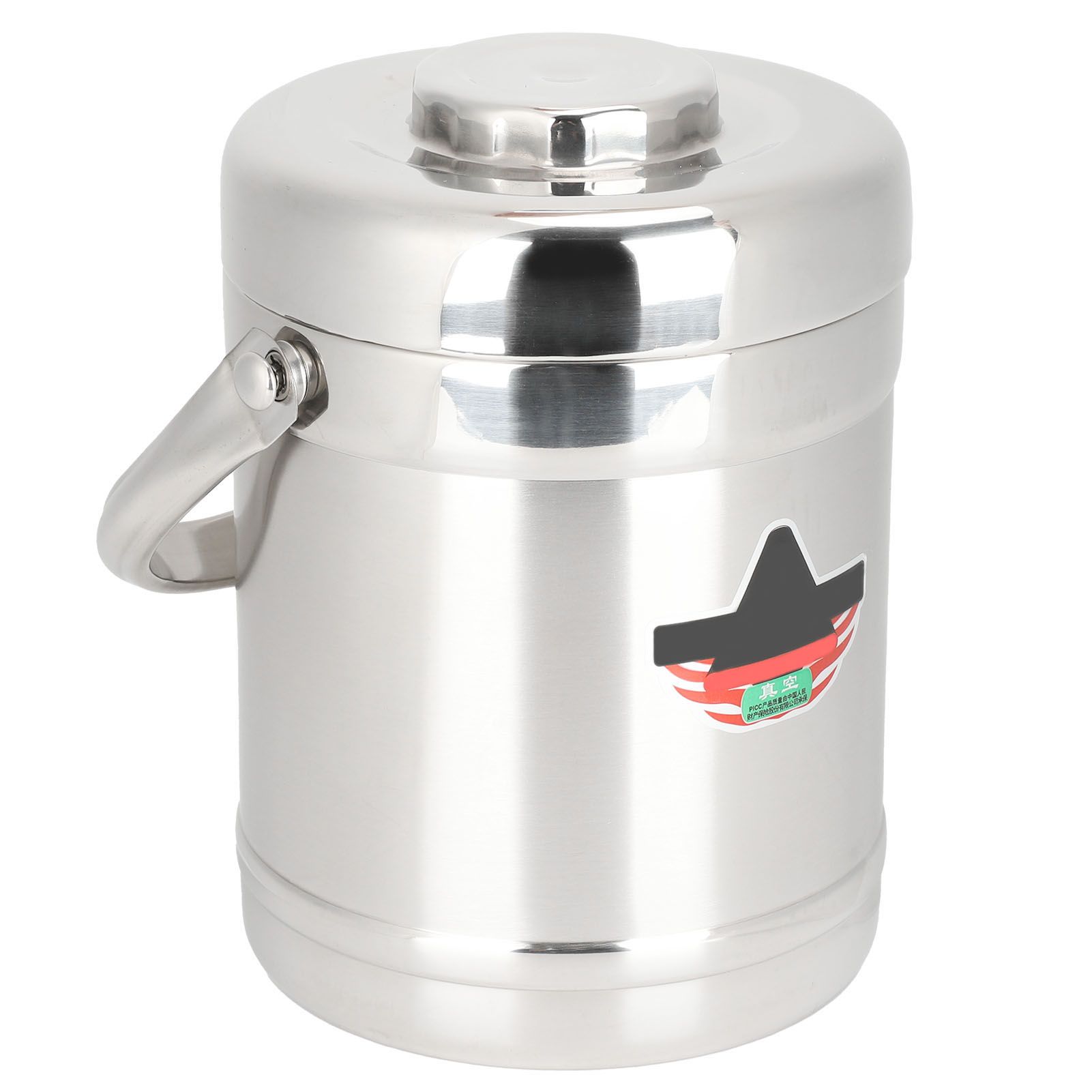 1.8L Straight Shape DoubleWall Vacuum Insulated Lunch Box Stainless Steel Hot view 4