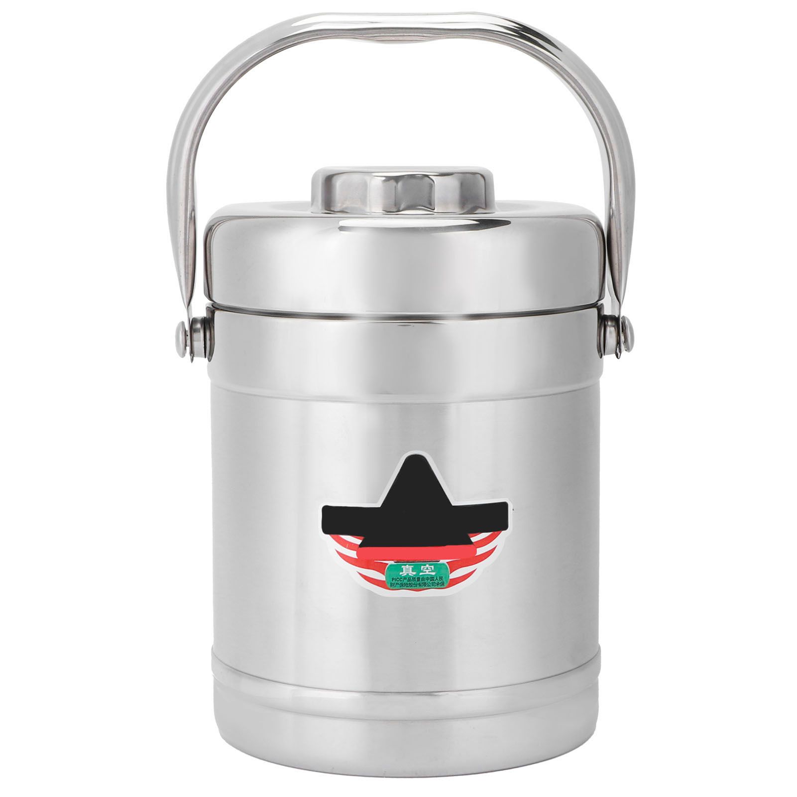 1.2L StraightShaped Stainless Steel Vacuum Lunch Box Pot Insulated Food view 3