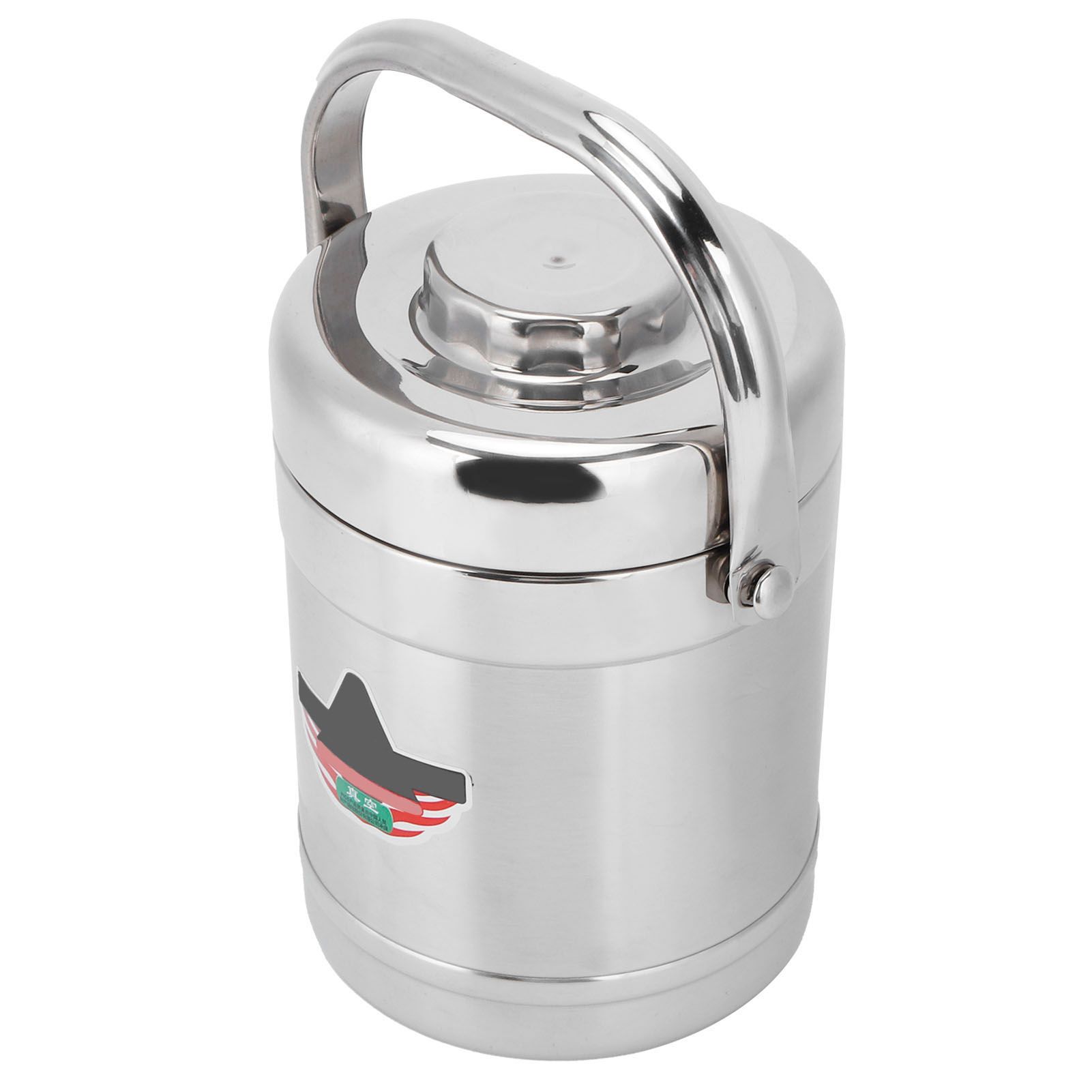 1.2L StraightShaped Stainless Steel Vacuum Lunch Box Pot Insulated Food view 4