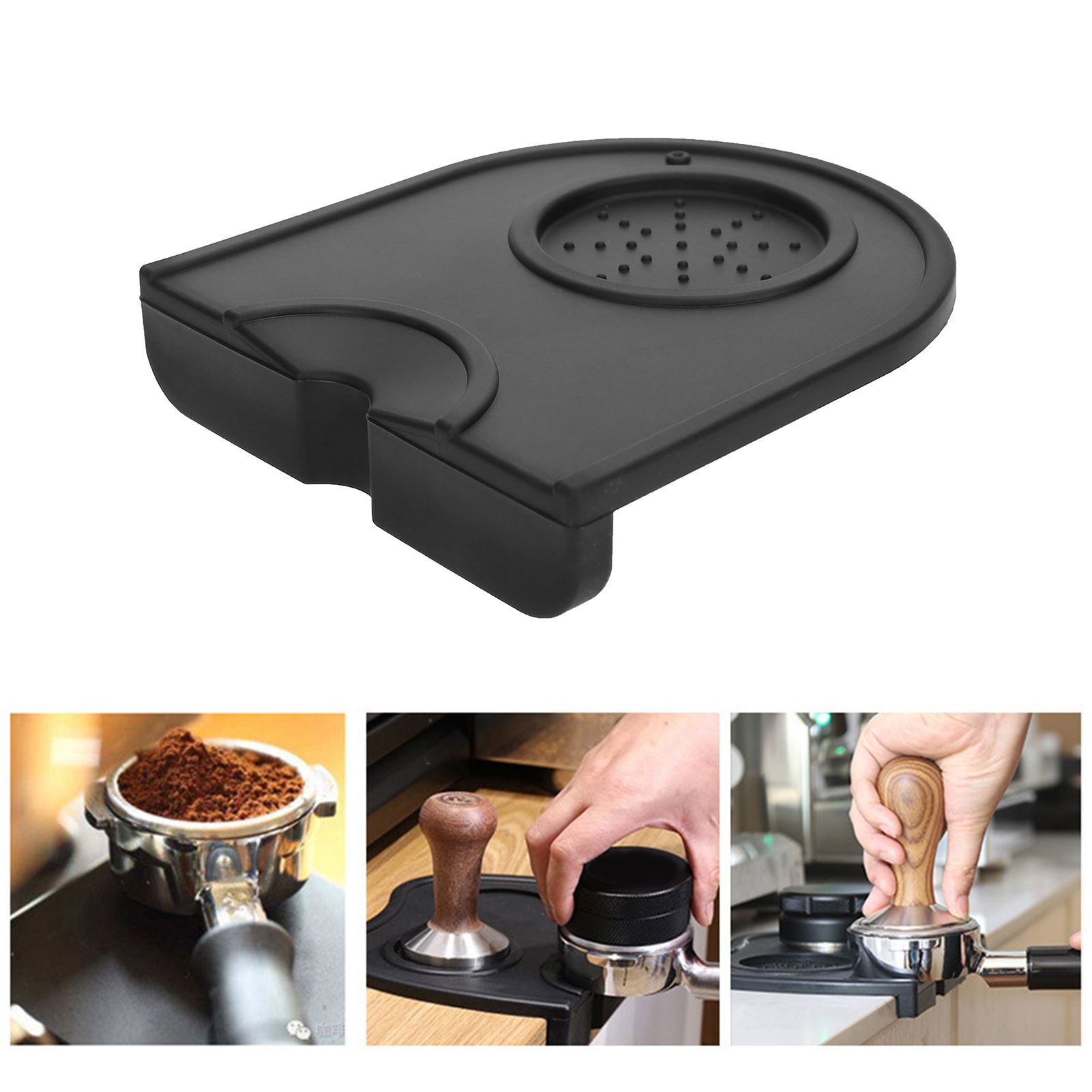 Silicone Coffee Tamper Holder Powder Pad Antiskid Coffee Tamper Mat Coffee view 10