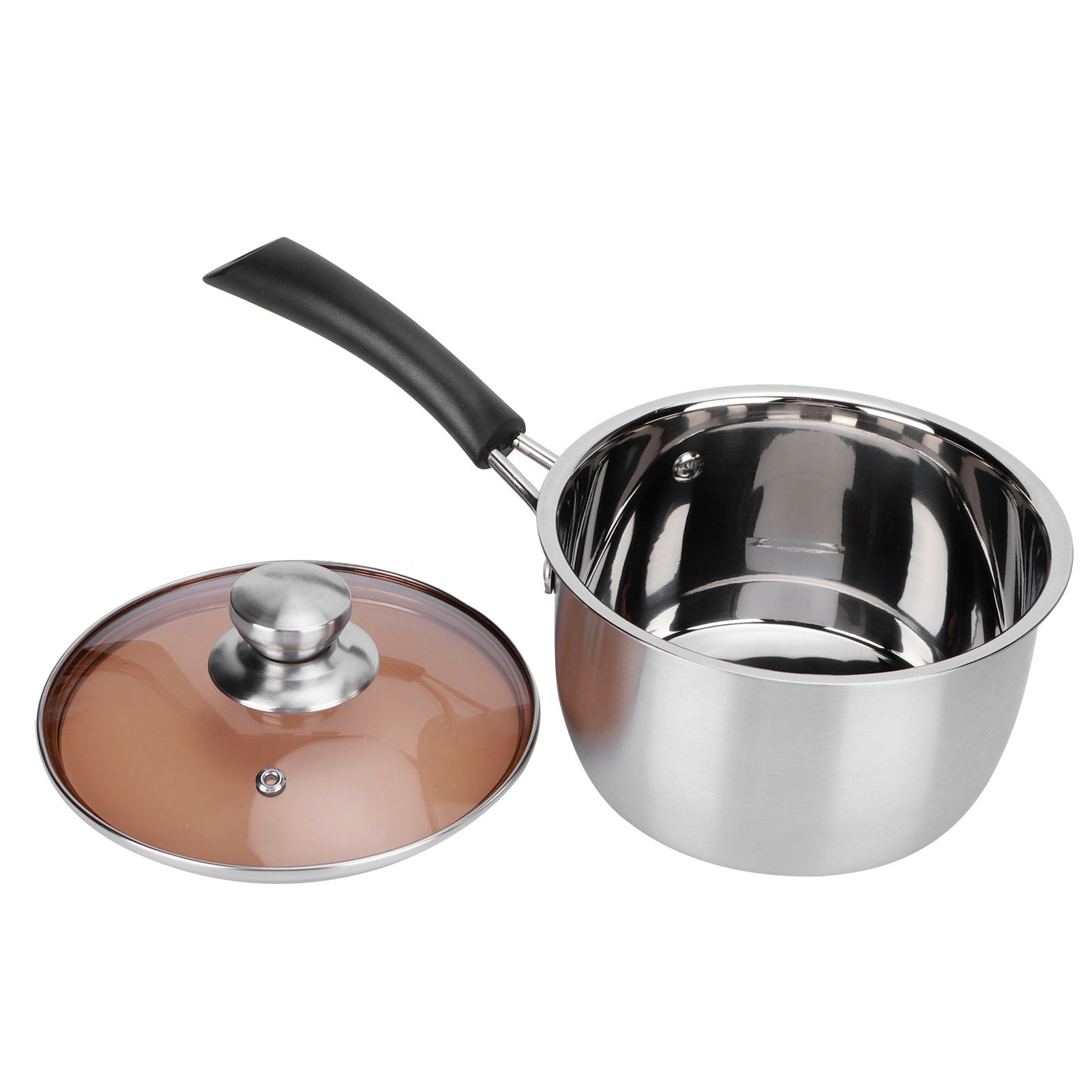 Single Handle Milk Pot Multifunctional Soup Pot Stewpan Baby Food Saucepan view 8