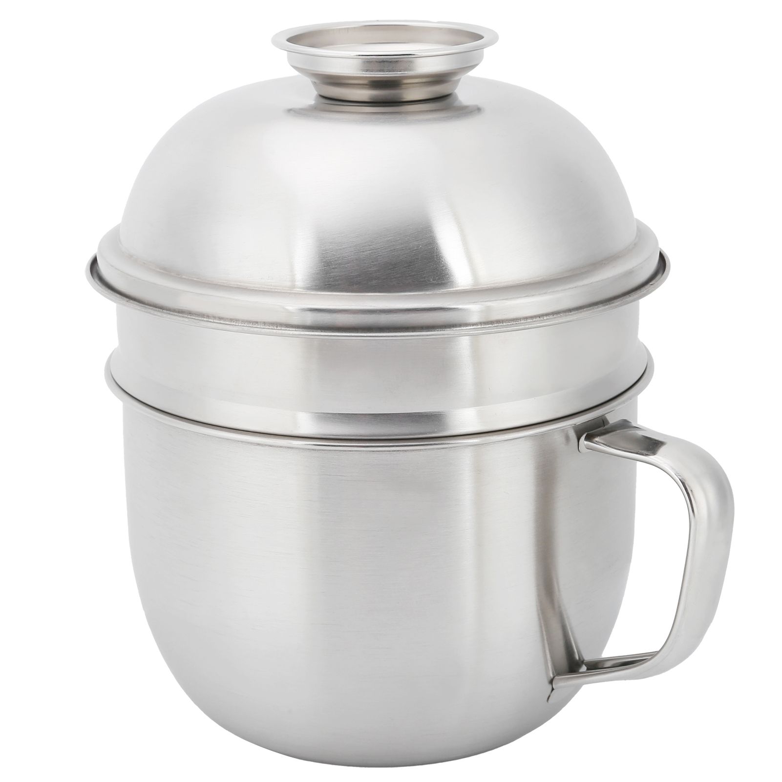 Stainless Steel Fast Food Bowl DoubleLayer Lunch Box Instant Noodle Soup Cup view 4