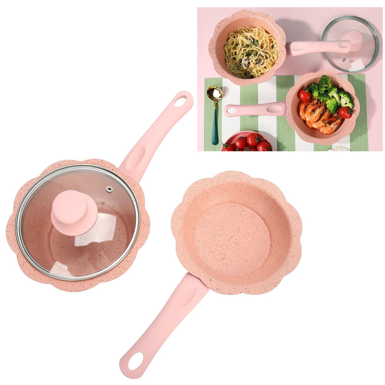 Milk Soup Pot Set Non‑Stick Multifunction Frying Pan Saucepan Baby Food view 10