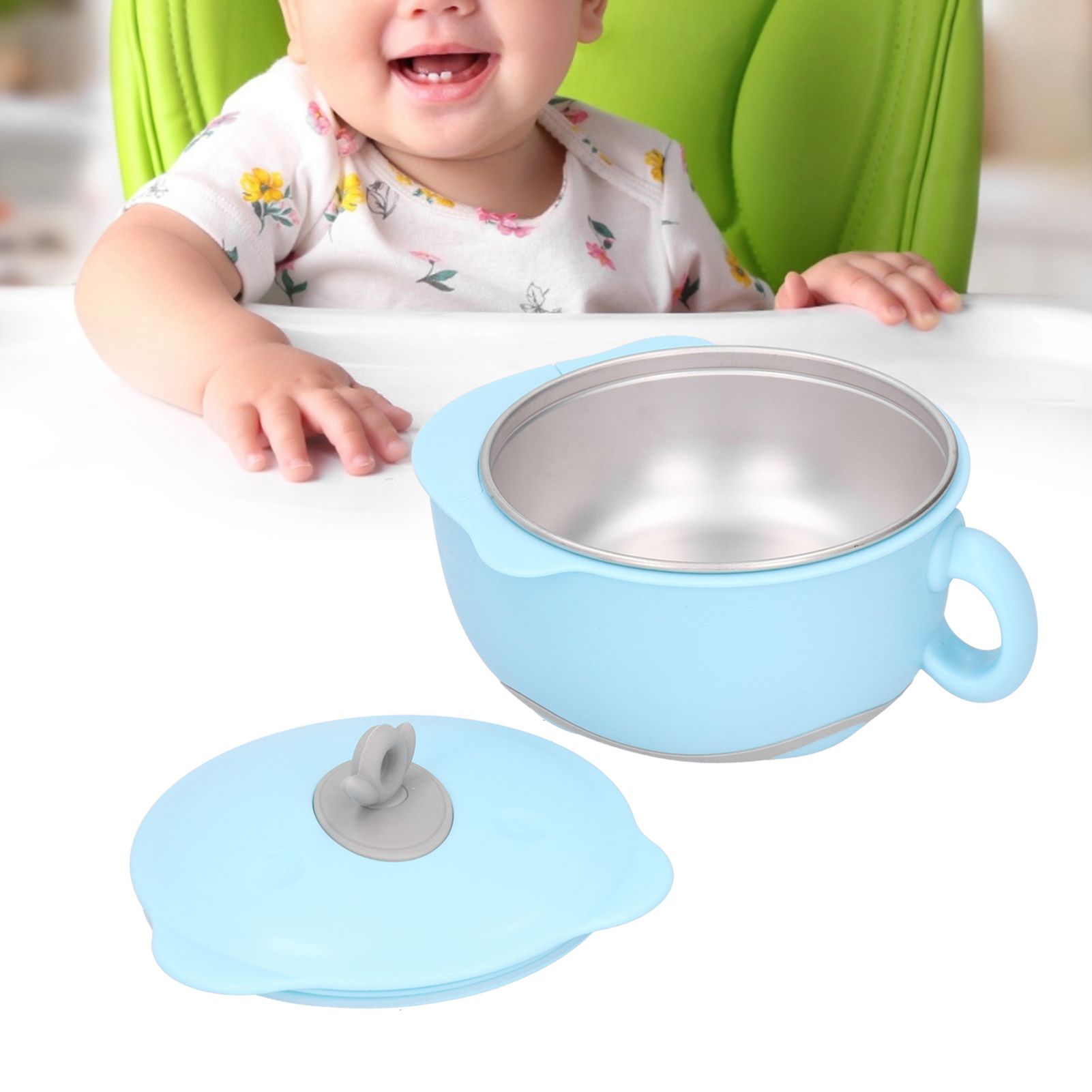 Toddler Children Bowl 316 Stainless Steel Thermal Food Container Tableware view 10