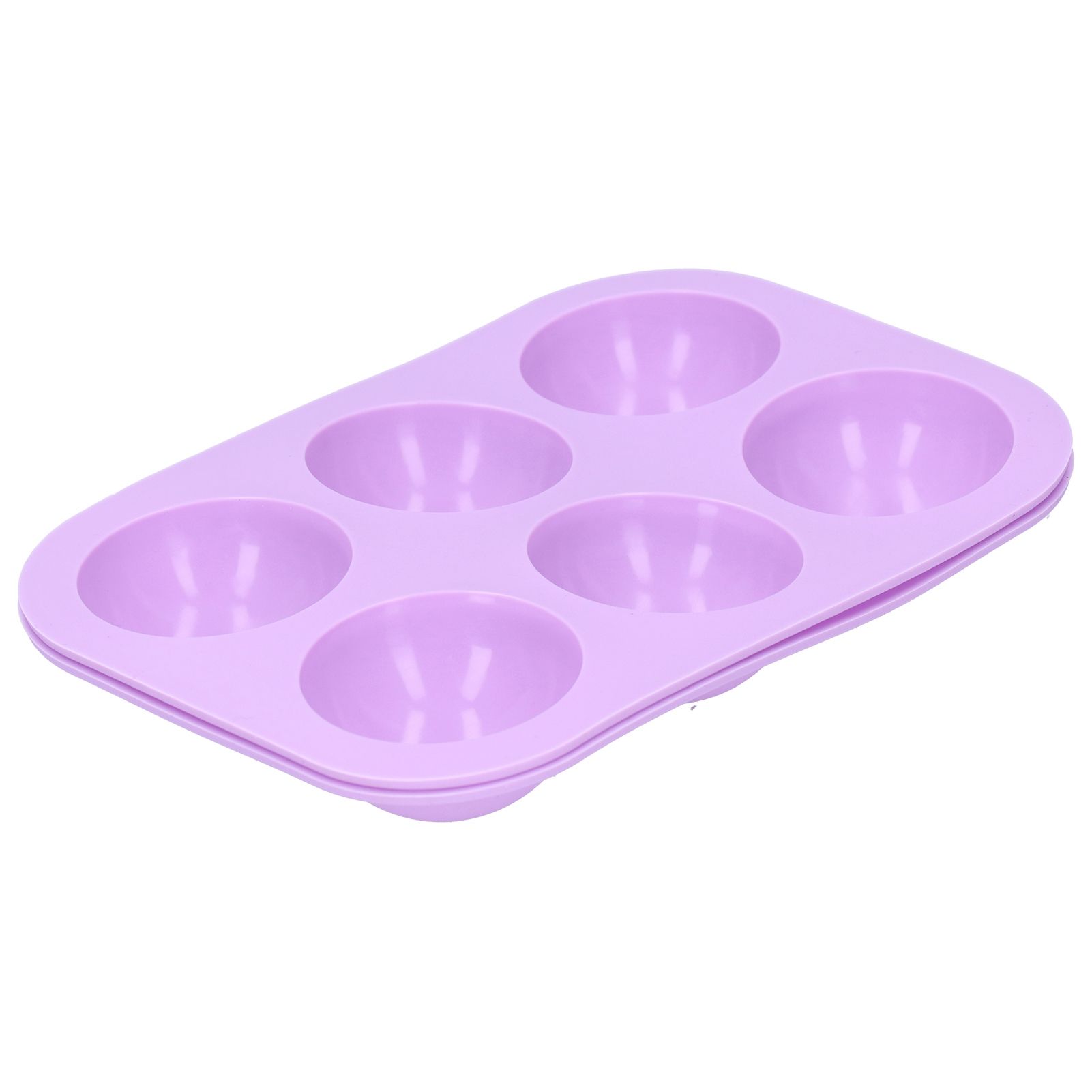2Pcs 6 Grids Hemispherical Cake Mold 19.5x13.3cm Chocolate Silicone Mold view 6