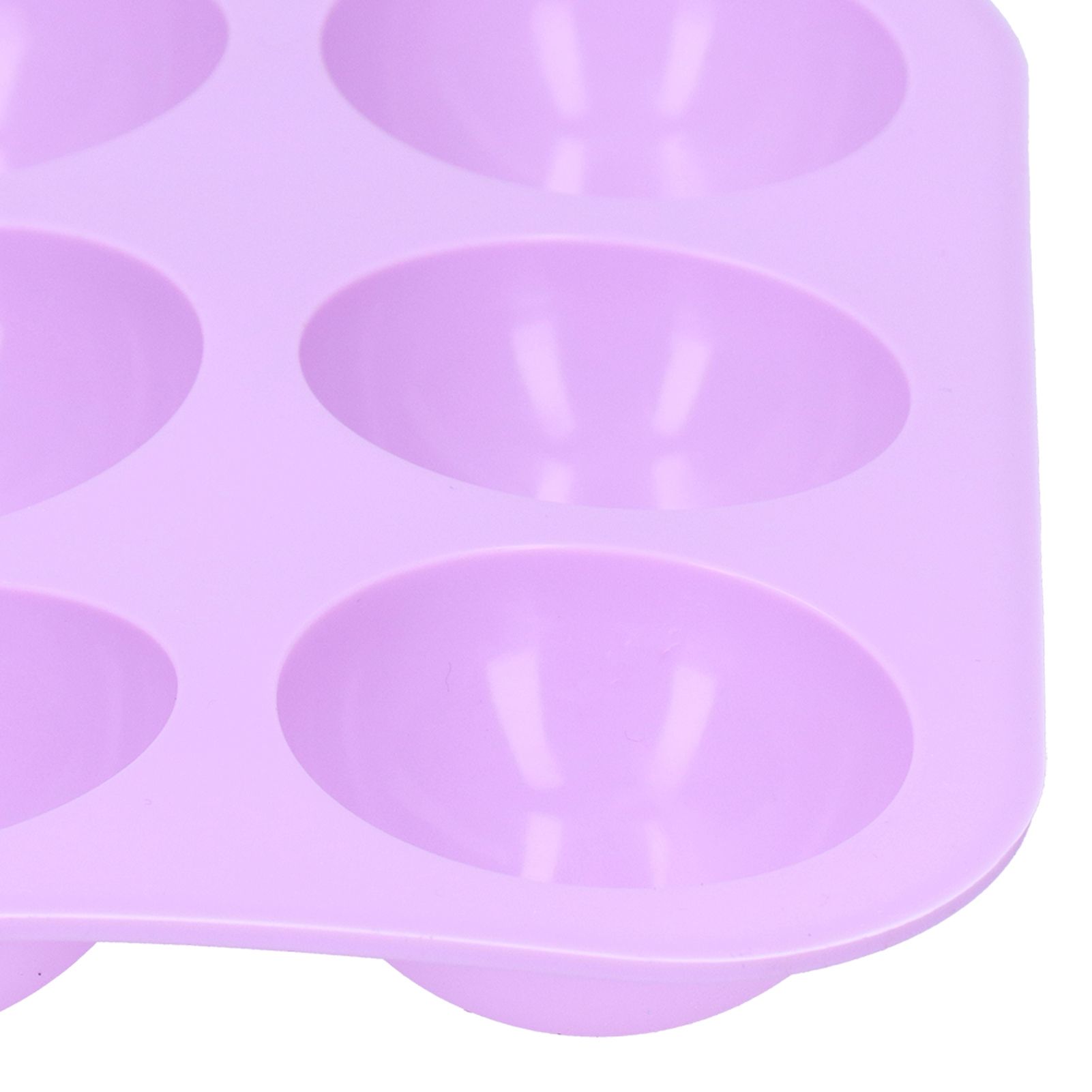 2Pcs 6 Grids Hemispherical Cake Mold 19.5x13.3cm Chocolate Silicone Mold view 12