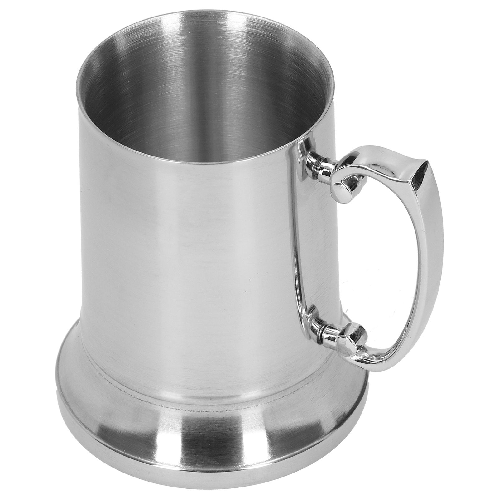 Stainless Steel Mug Silver with Handle for Bar Hotel Supplies Cocktail Glass