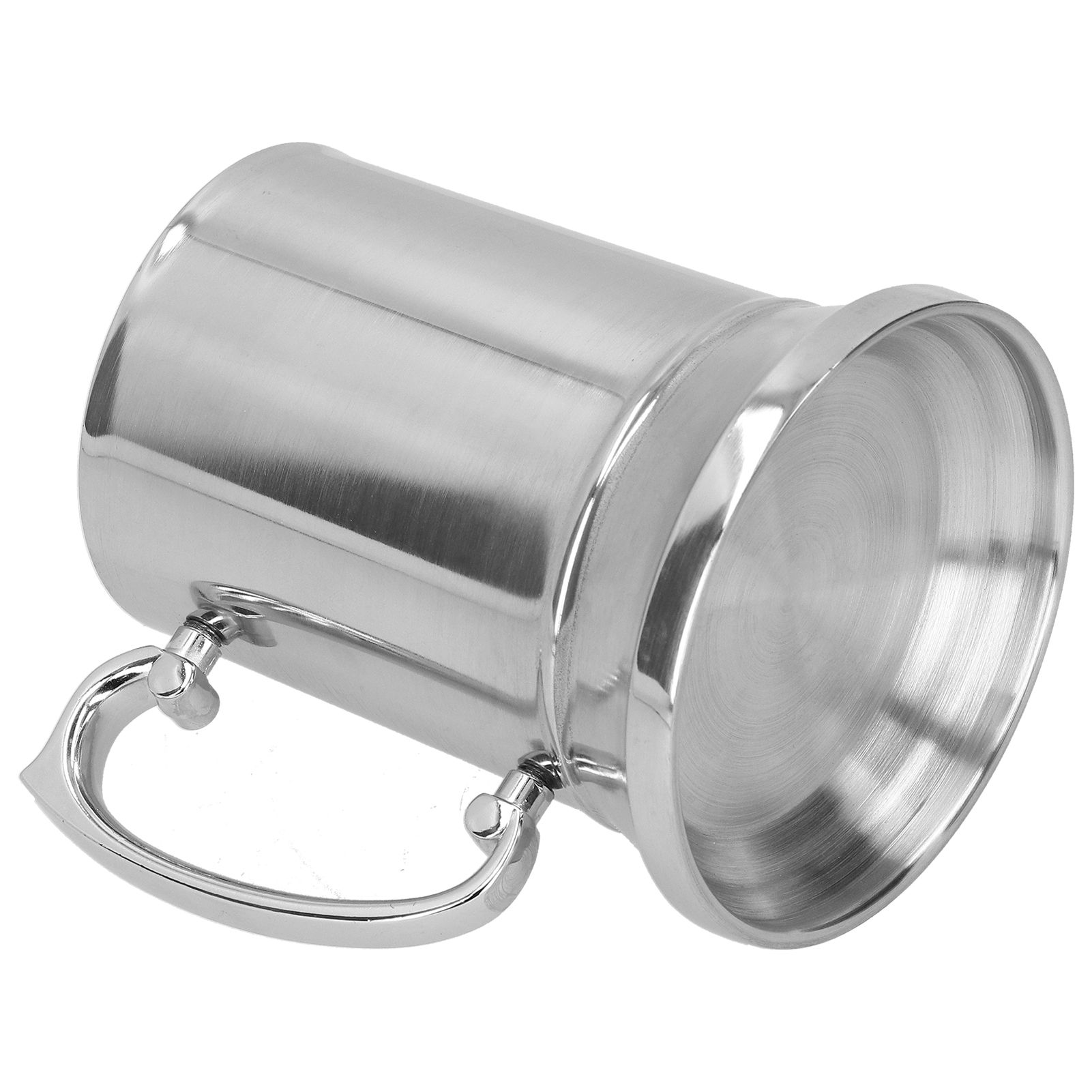 Stainless Steel Mug Silver with Handle for Bar Hotel Supplies Cocktail Glass view 4
