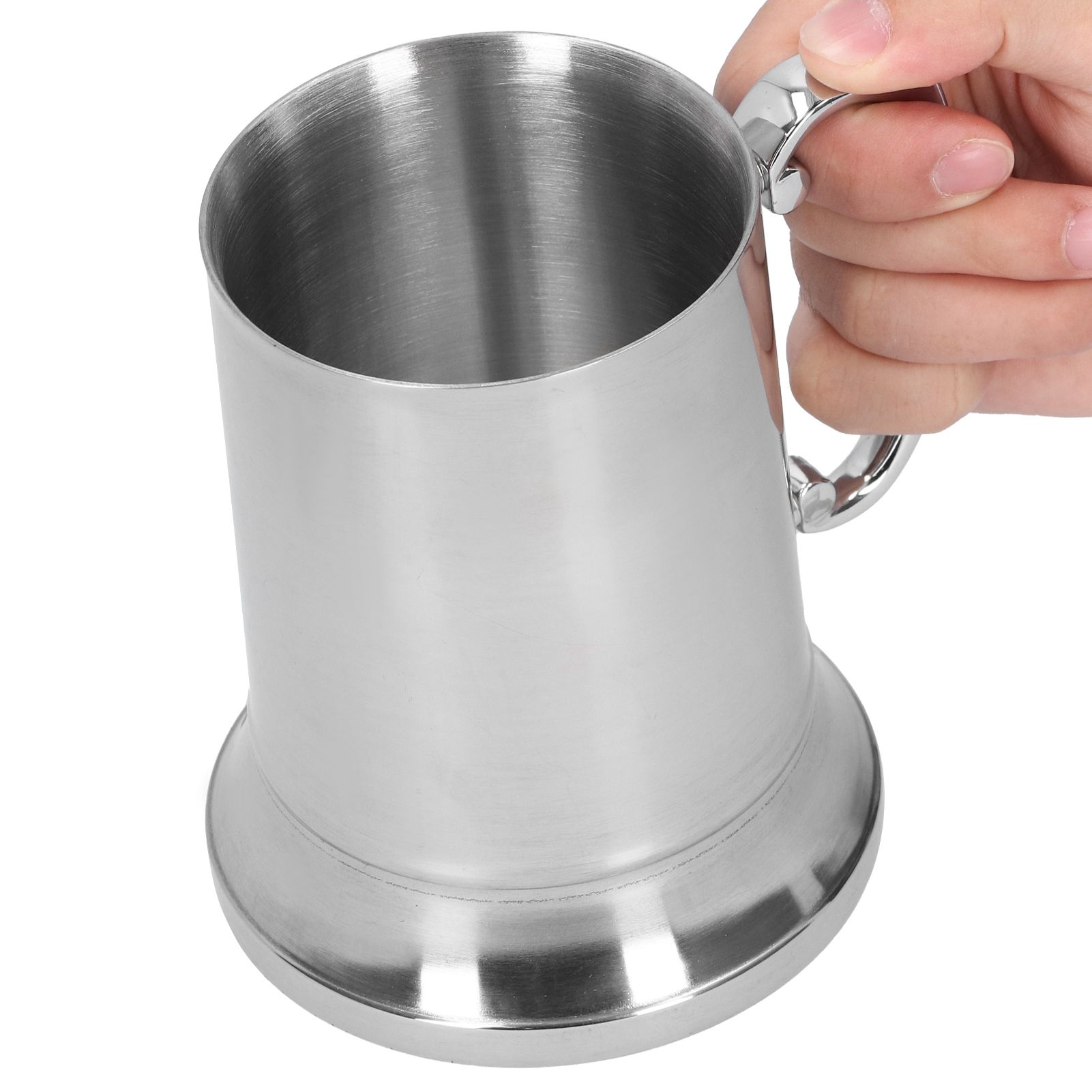Stainless Steel Mug Silver with Handle for Bar Hotel Supplies Cocktail Glass view 7