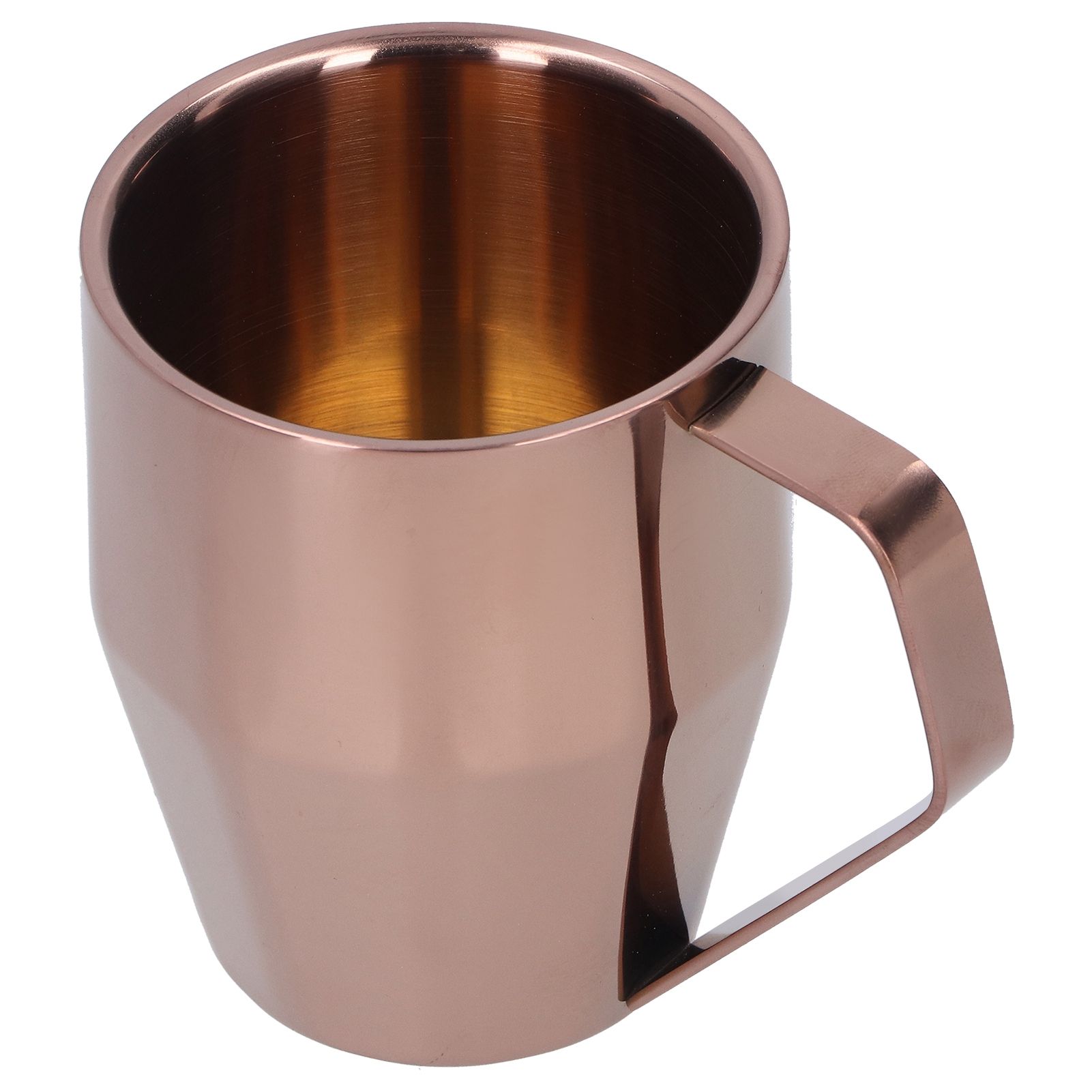 Mug Cup 304 Stainless Steel Double Layer Diamond Surface European Coffee Water