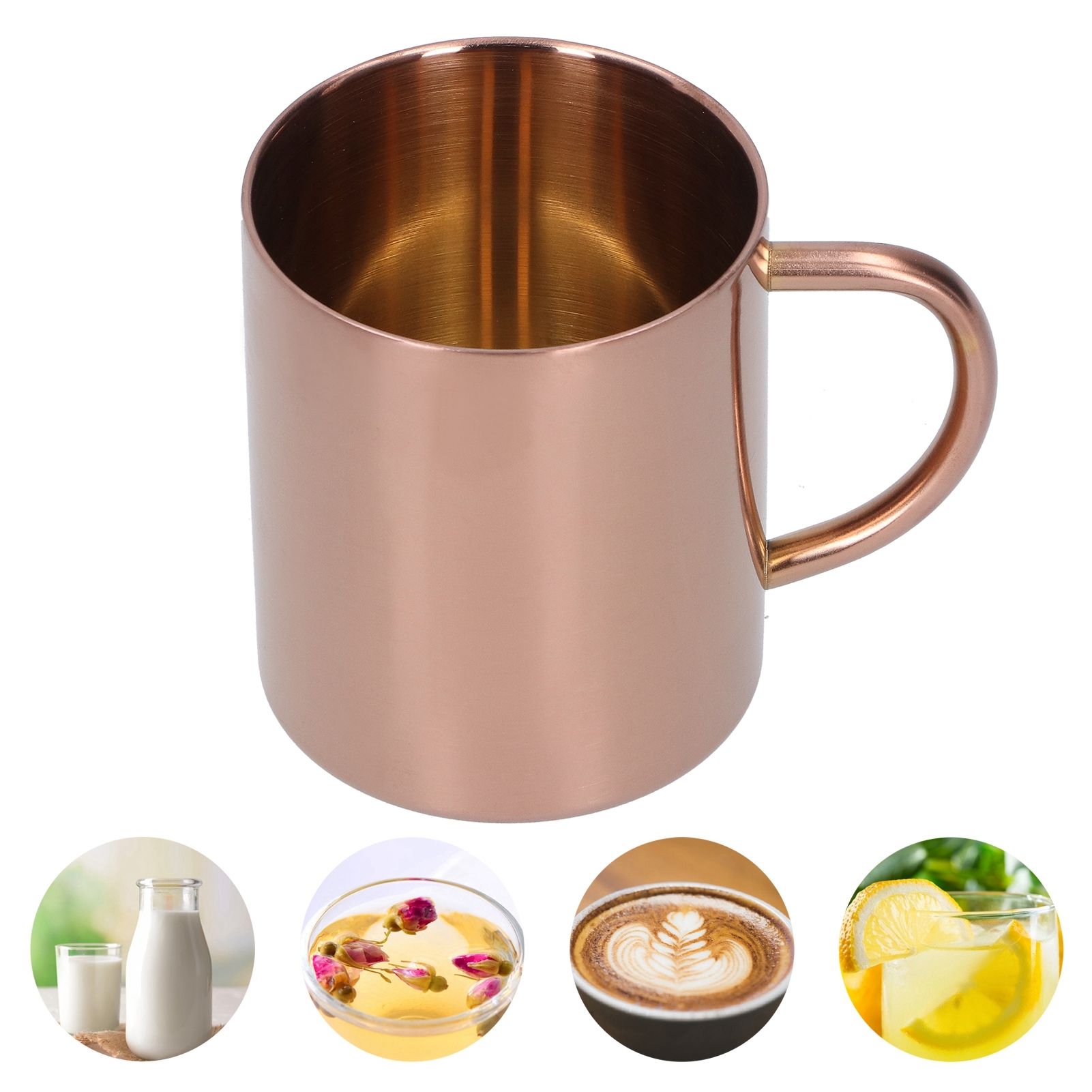 Mug Cup 304 Stainless Steel Double Layer Anti Scald Coffee Tea Water Cup with view 10