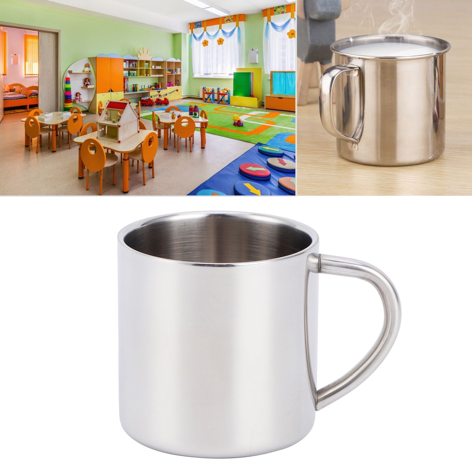 Tea Milk Cup 304 Stainless Steel AntiScalding Water Mug Home Office Drinkware view 9