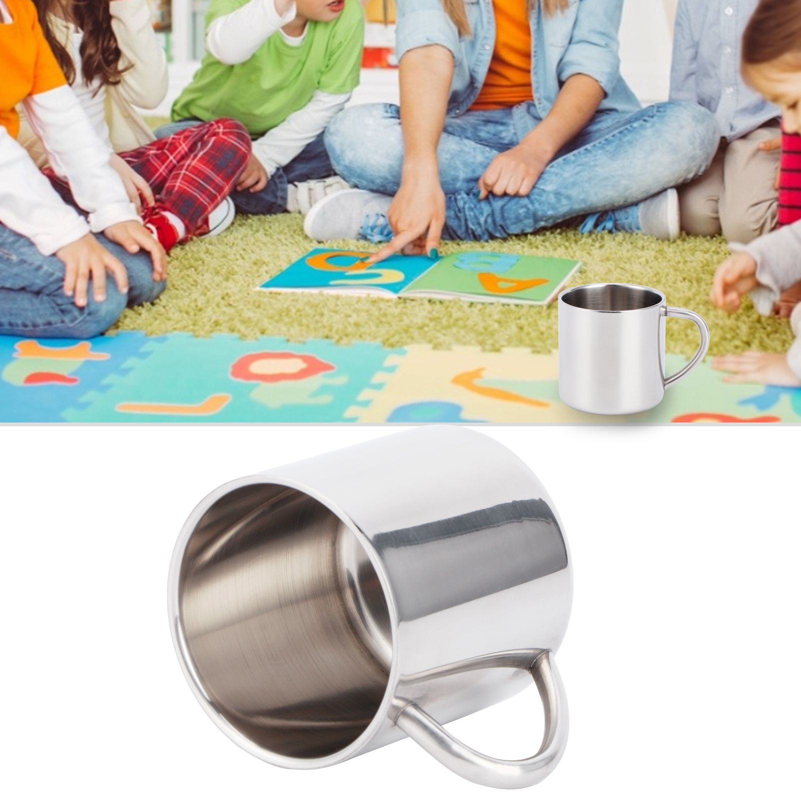 Tea Milk Cup 304 Stainless Steel AntiScalding Water Mug Home Office Drinkware view 10