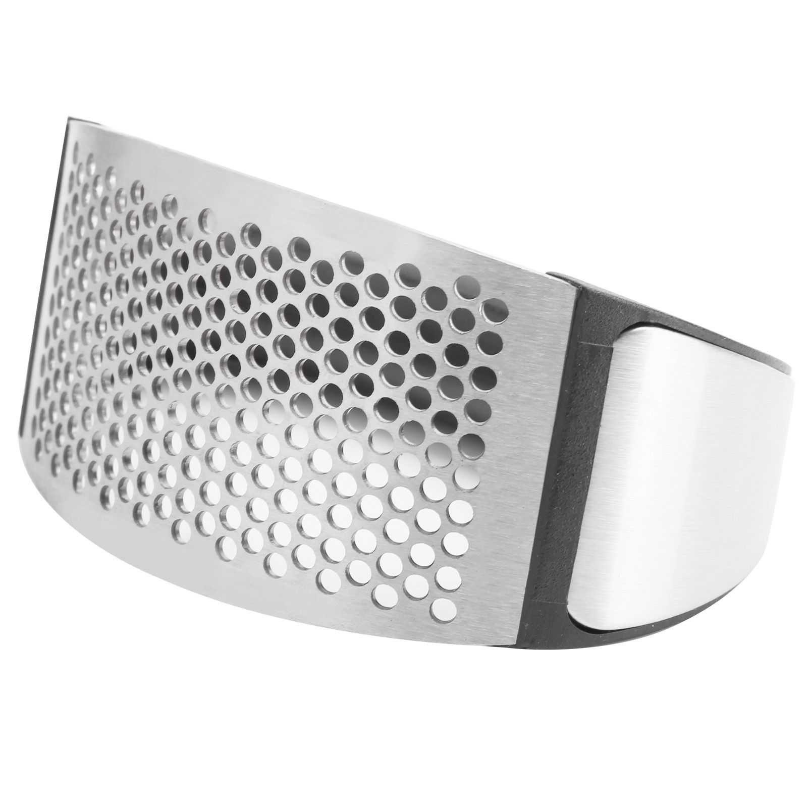 Stainless Steel Garlic Press Mincer Crusher with Cleaning Brush and Garlic view 5