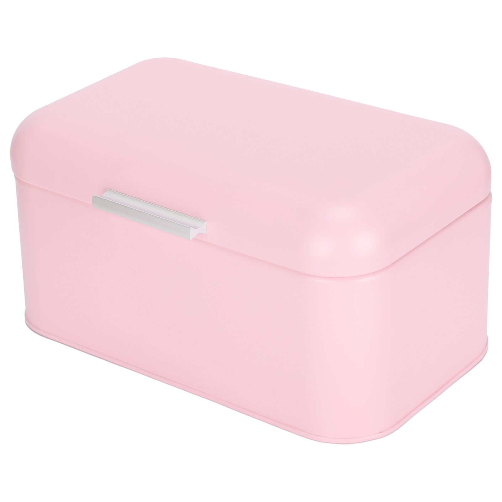 Pink Iron Bread Container Organizer NonToxic Retro Household Kitchen Storage Case view 3
