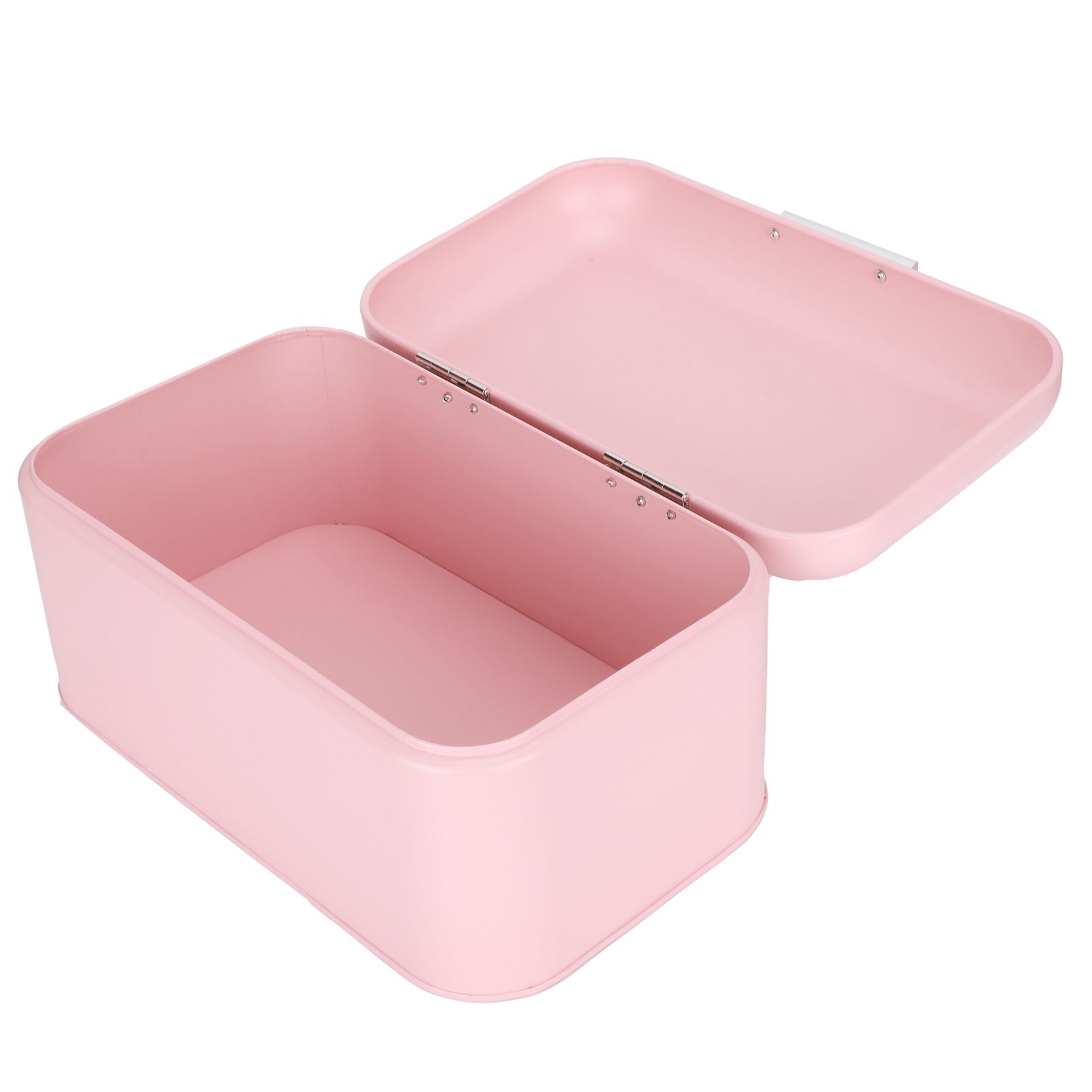 Pink Iron Bread Container Organizer NonToxic Retro Household Kitchen Storage Case view 8