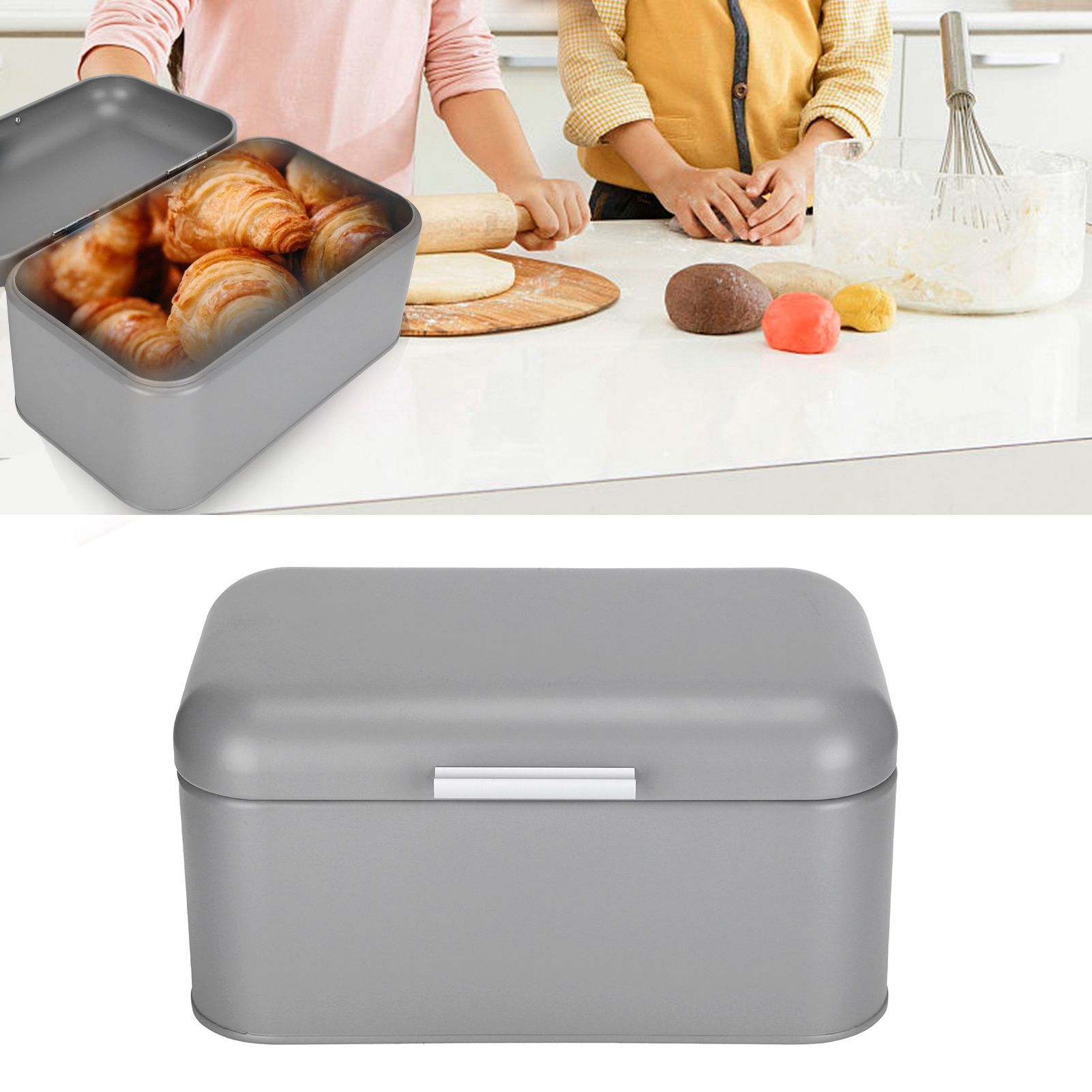 Bread Storage Box Organizer Food Pastries Storage Container for Kitchen Bakery view 10