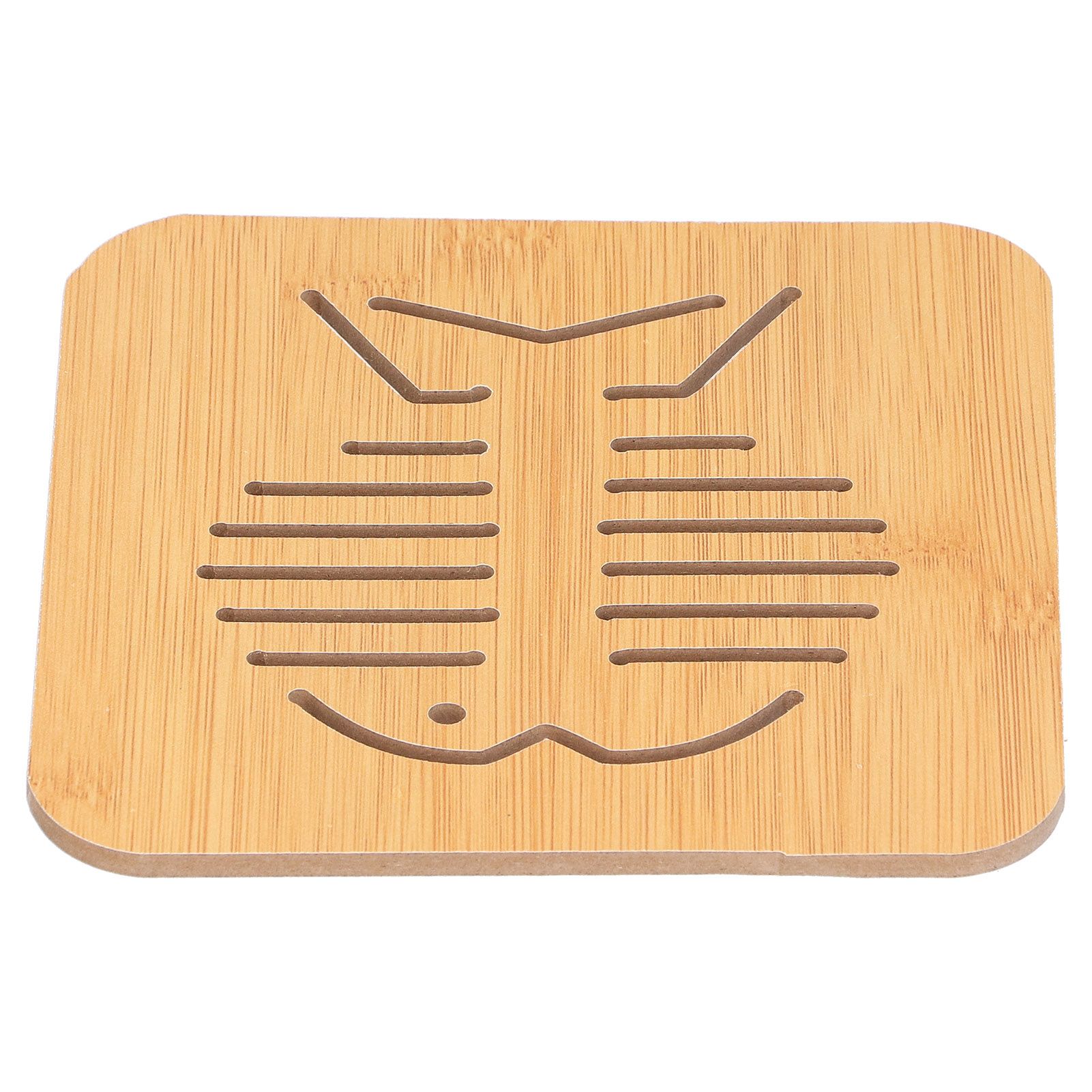 10Pcs Hollow Tablemat Imitation Bamboo Insulation AntiScalding Bowl Cup Mat view 12