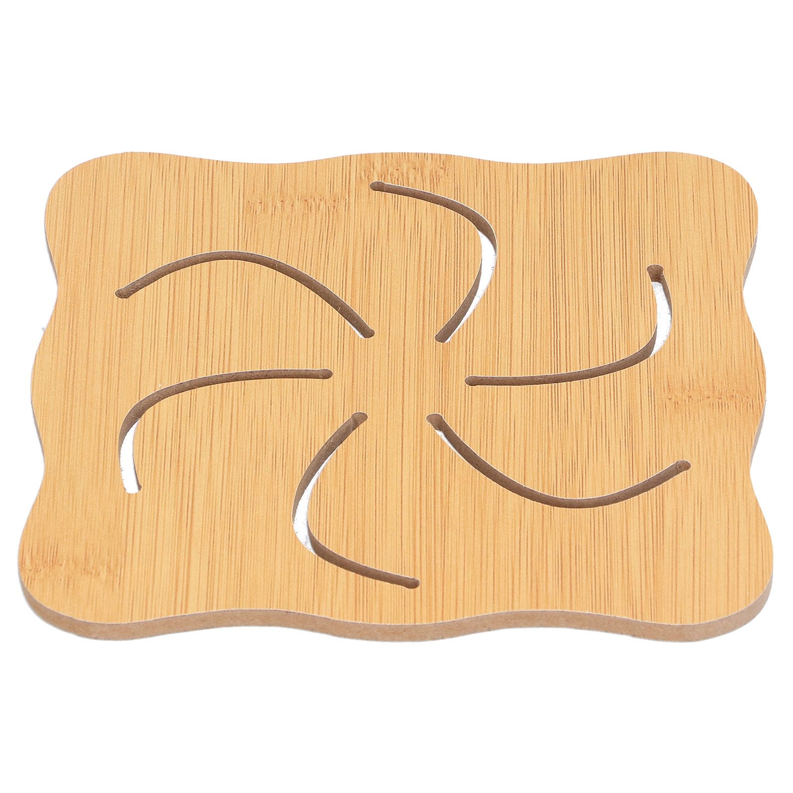 10Pcs Hollow Tablemat Imitation Bamboo Insulation AntiScalding Bowl Cup Mat view 12
