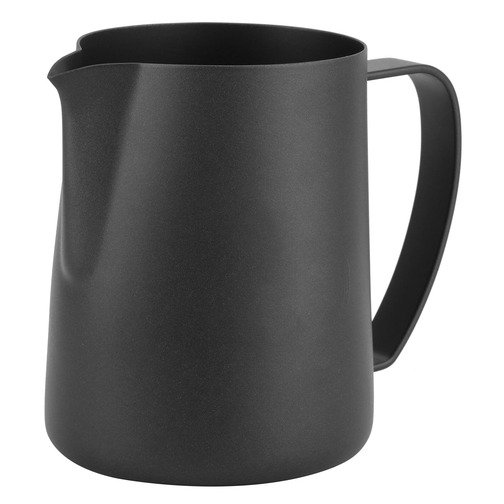 Coffee Latte Cup Black Matte 304 Stainless Steel Milk Frothing Cup Coffee Art view 4