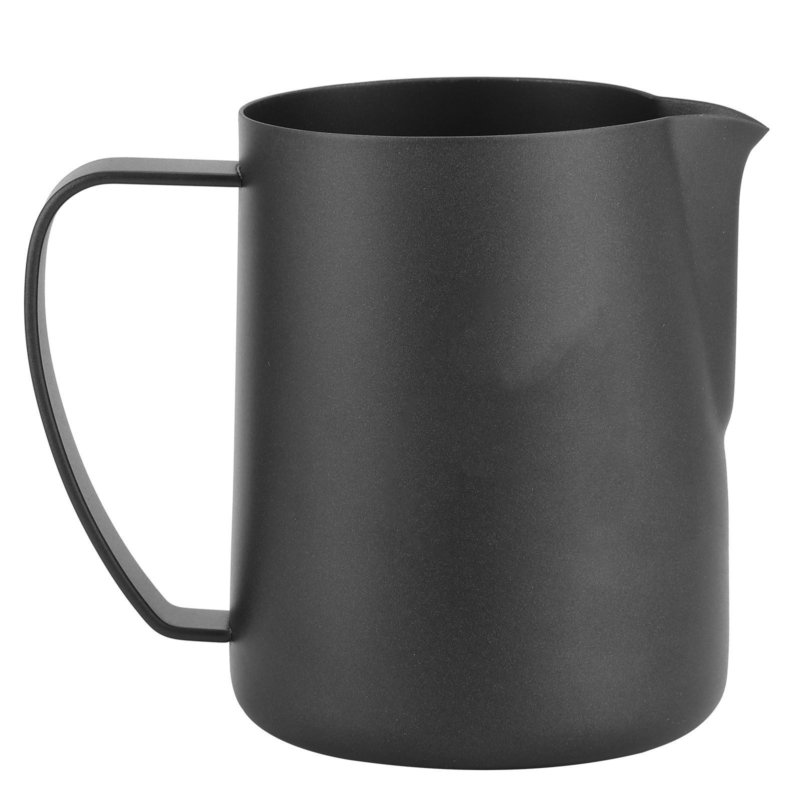 Coffee Latte Cup Black Matte 304 Stainless Steel Milk Frothing Cup Coffee Art view 2