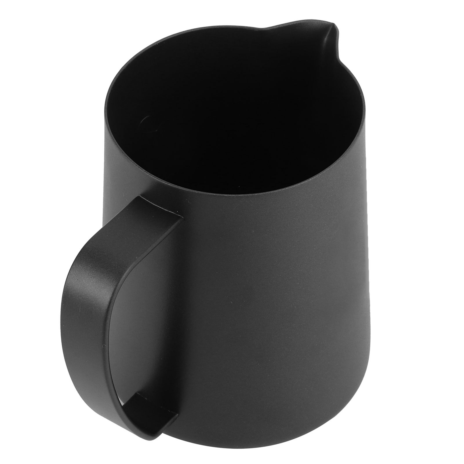 Coffee Latte Cup Black Matte 304 Stainless Steel Milk Frothing Cup Coffee Art view 8