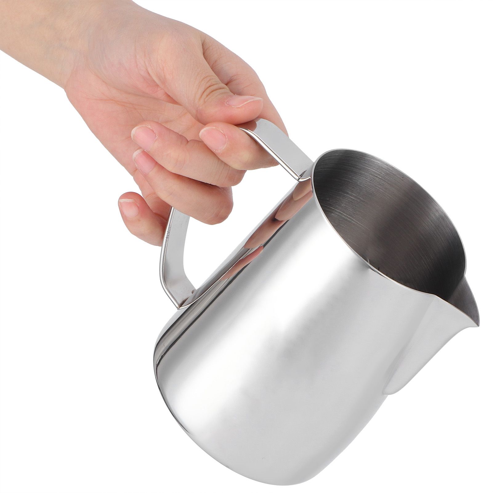 600ml Coffee Pitcher 304 Stainless Steel Latte Art Frothing Cup Coffee view 8