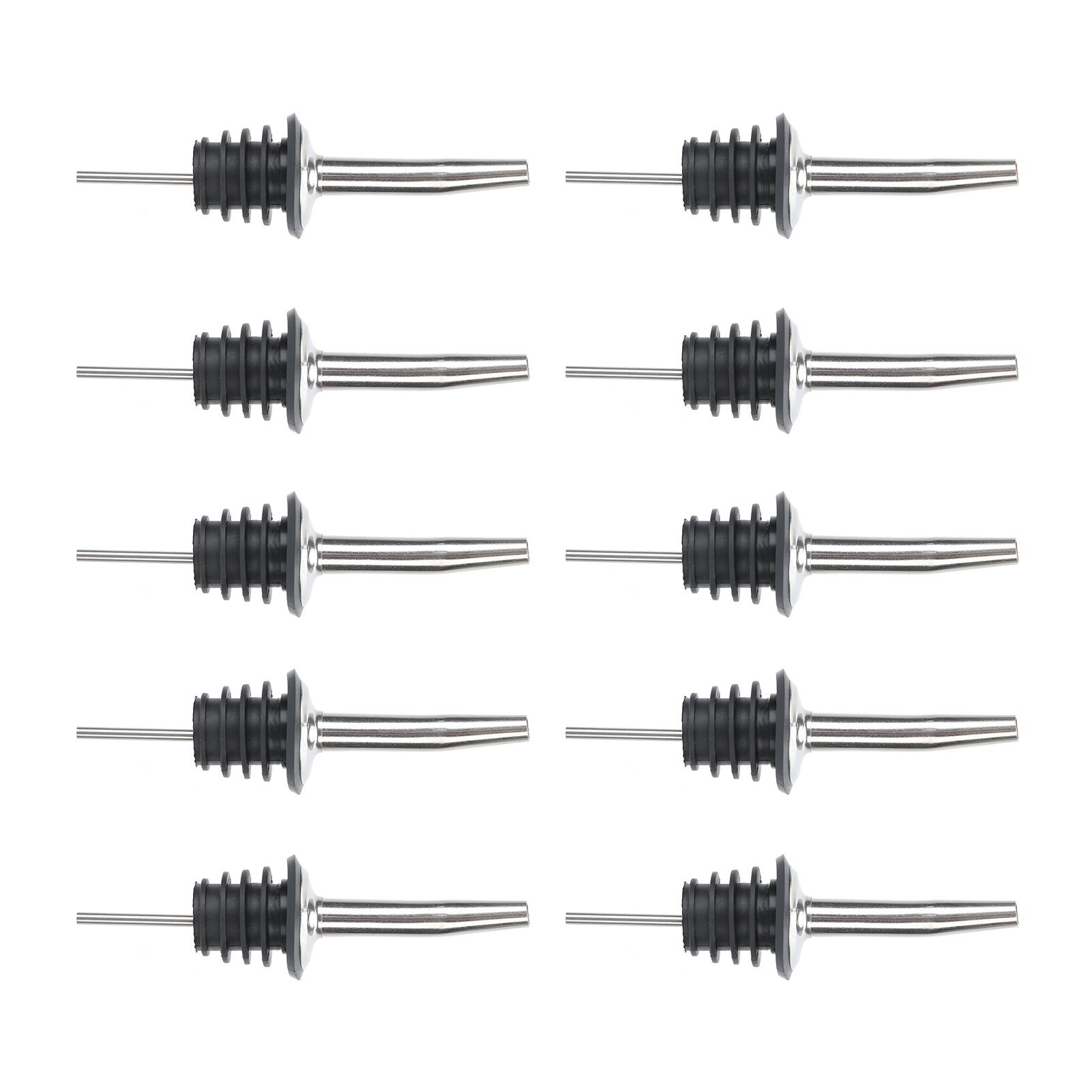 10Pcs 304 Stainless Steel Wine Stopper Bottle Pourer Liquor Dispenser Kitchen view 4