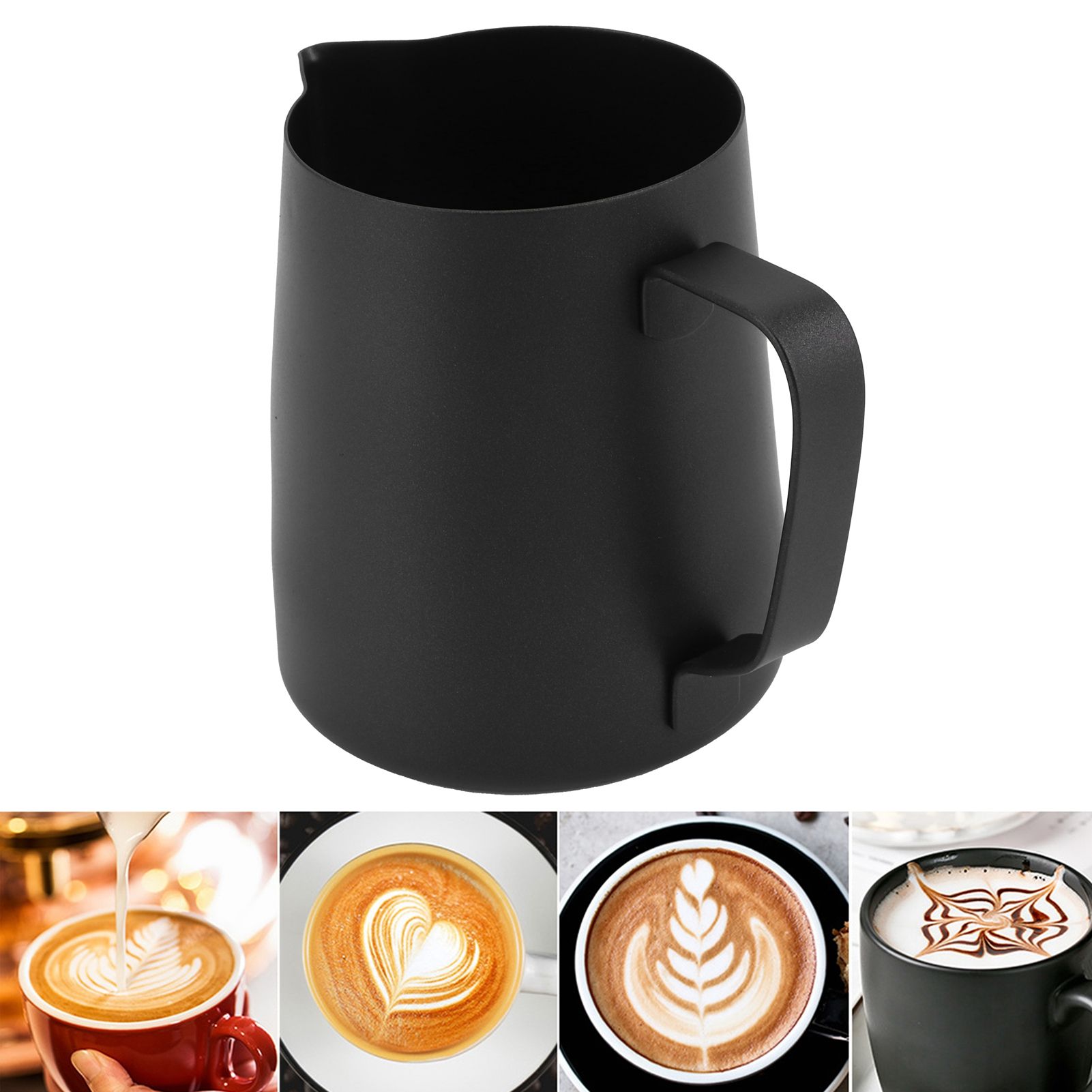Milk Frothing Pitcher Japanese Style 304 Stainless Steel Coffee Cup Mug for view 10